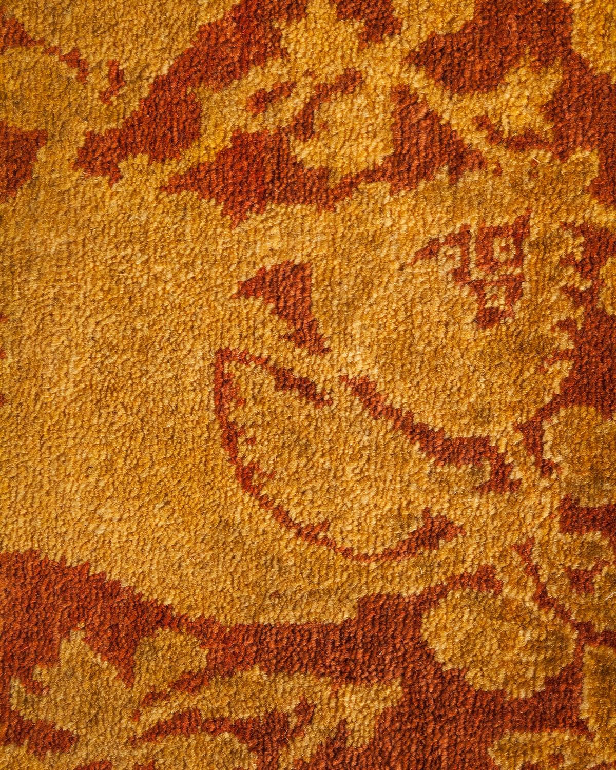Alfombra tradicional única Hand Made Mogul rosa Siglo XXI y contemporáneo en venta