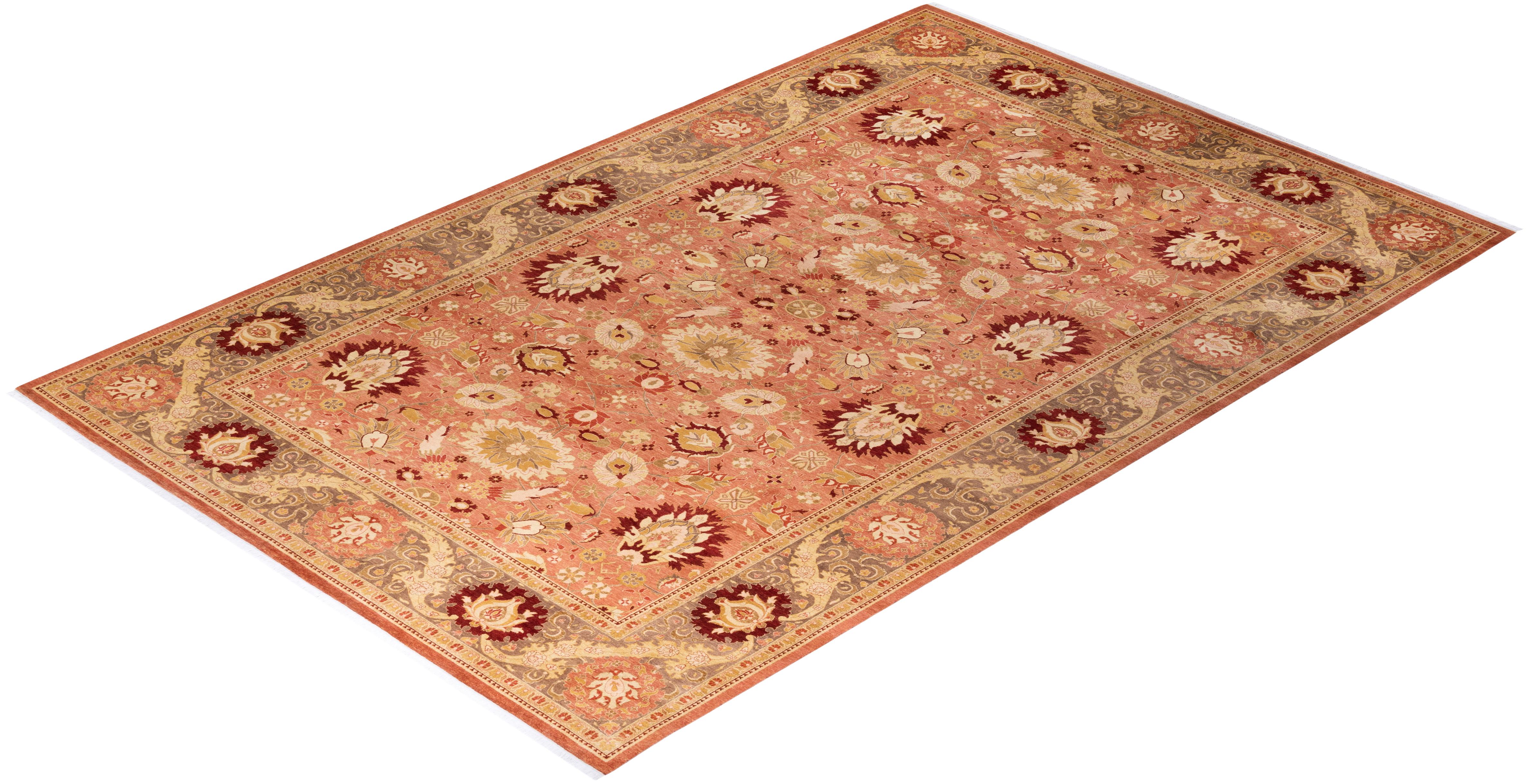 Avec leurs palettes discrètes et leurs motifs à l'envers, les tapis de la collection Mogul apporteront une sophistication intemporelle à n'importe quelle pièce. Influencés par un éventail de motifs turcs, indiens et persans, les artisans qui tissent