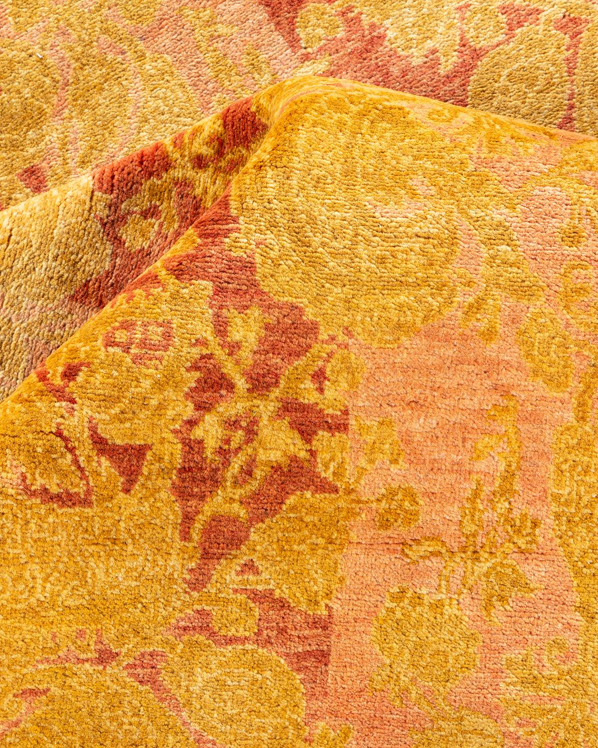 Alfombra tradicional única Hand Made Mogul rosa Otro en venta