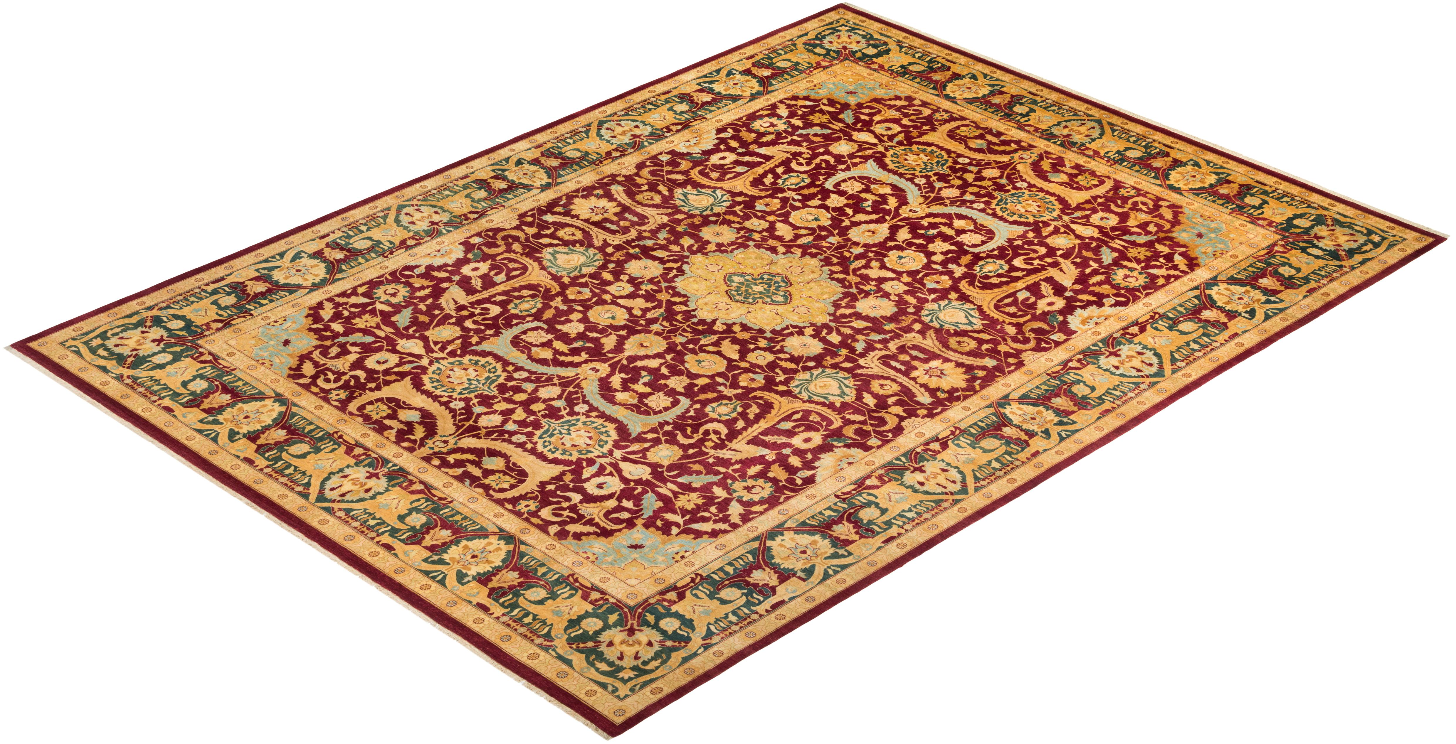 -Il faut au moins 4 mois pour réaliser un tapis unique à la main. Nos artisans continuent d'utiliser des techniques qui ont été transmises de génération en génération d'artisans, de tisserands et de teinturiers.
-Fabriqués à partir de teintures