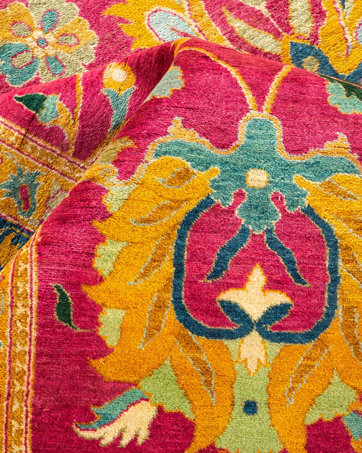 purple traditional rug