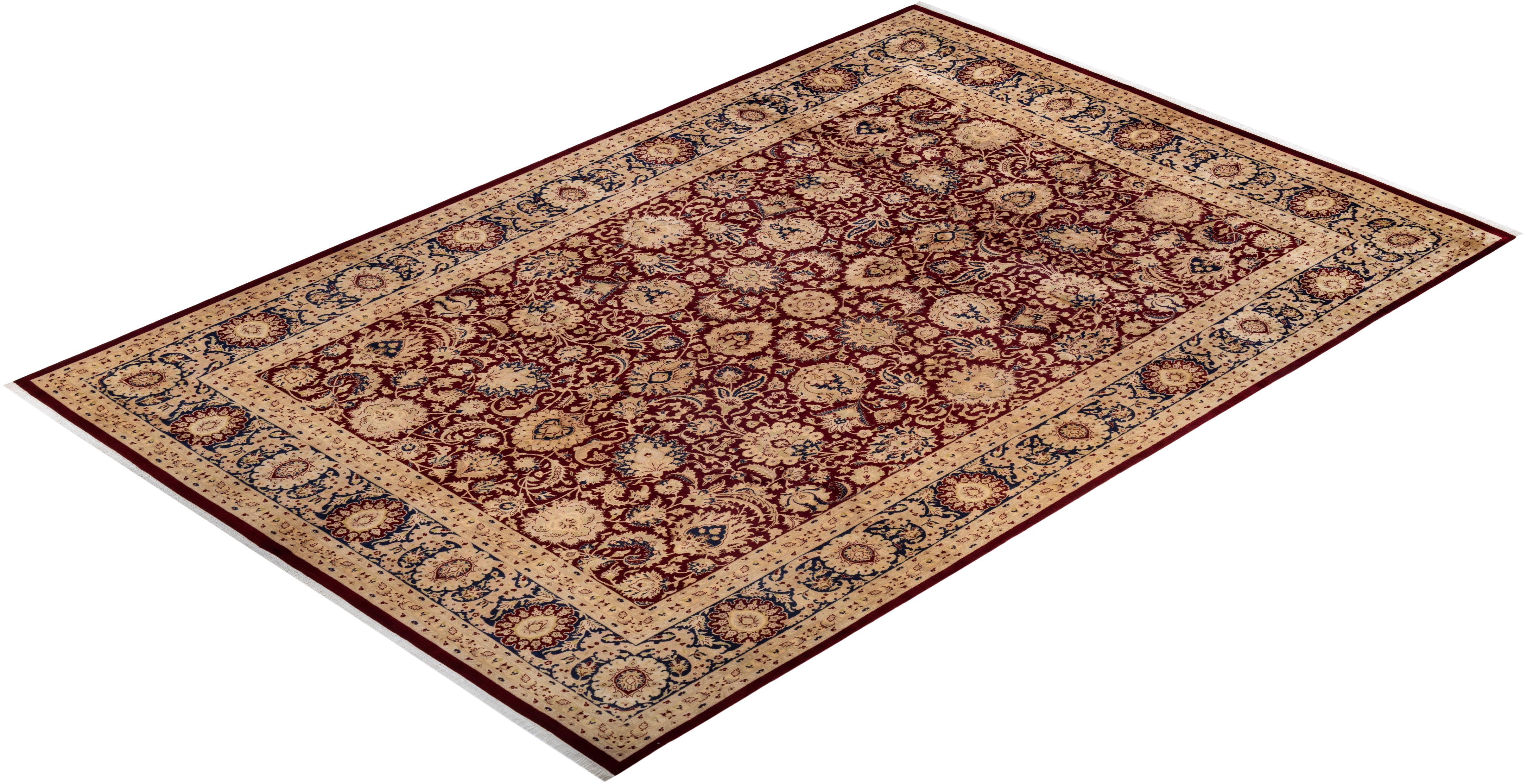Avec leurs palettes discrètes et leurs motifs à l'envers, les tapis de la collection Mogul apporteront une sophistication intemporelle à n'importe quelle pièce. Influencés par un éventail de motifs turcs, indiens et persans, les artisans qui tissent