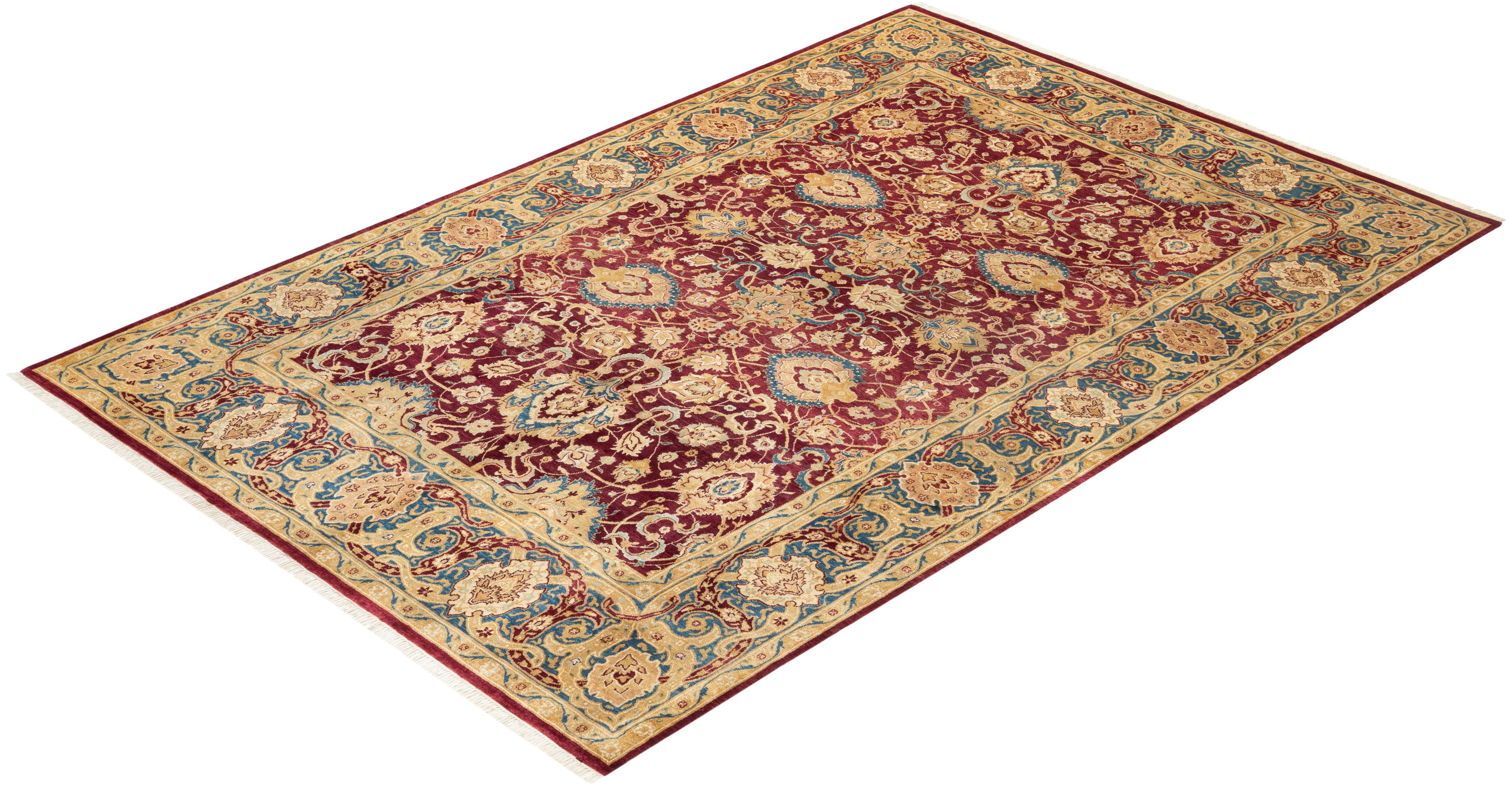 Avec leurs palettes discrètes et leurs motifs à l'envers, les tapis de la collection Mogul apporteront une sophistication intemporelle à n'importe quelle pièce. Influencés par un éventail de motifs turcs, indiens et persans, les artisans qui tissent