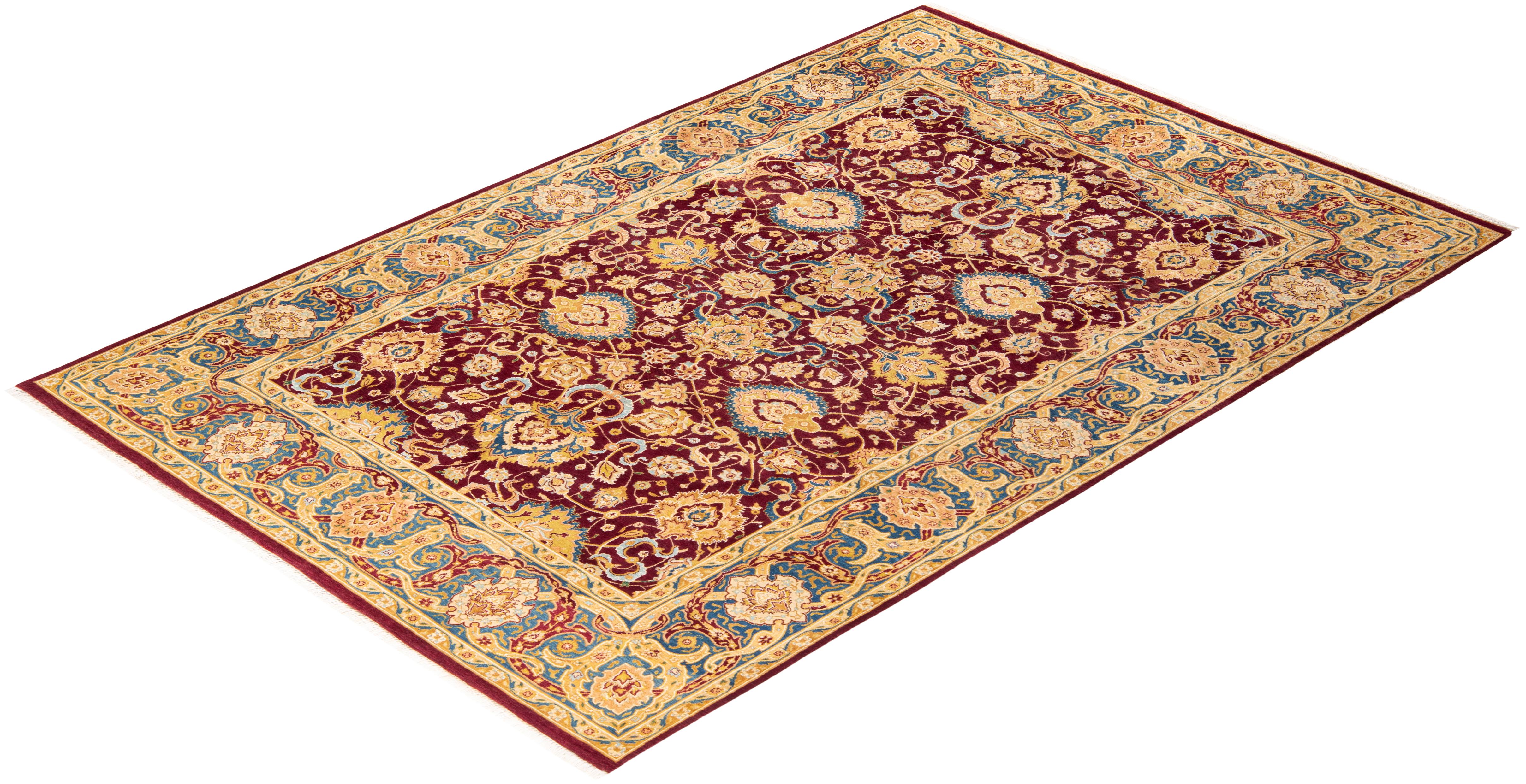 Avec leurs palettes discrètes et leurs motifs à l'envers, les tapis de la collection Mogul apporteront une sophistication intemporelle à n'importe quelle pièce. Influencés par un éventail de motifs turcs, indiens et persans, les artisans qui tissent