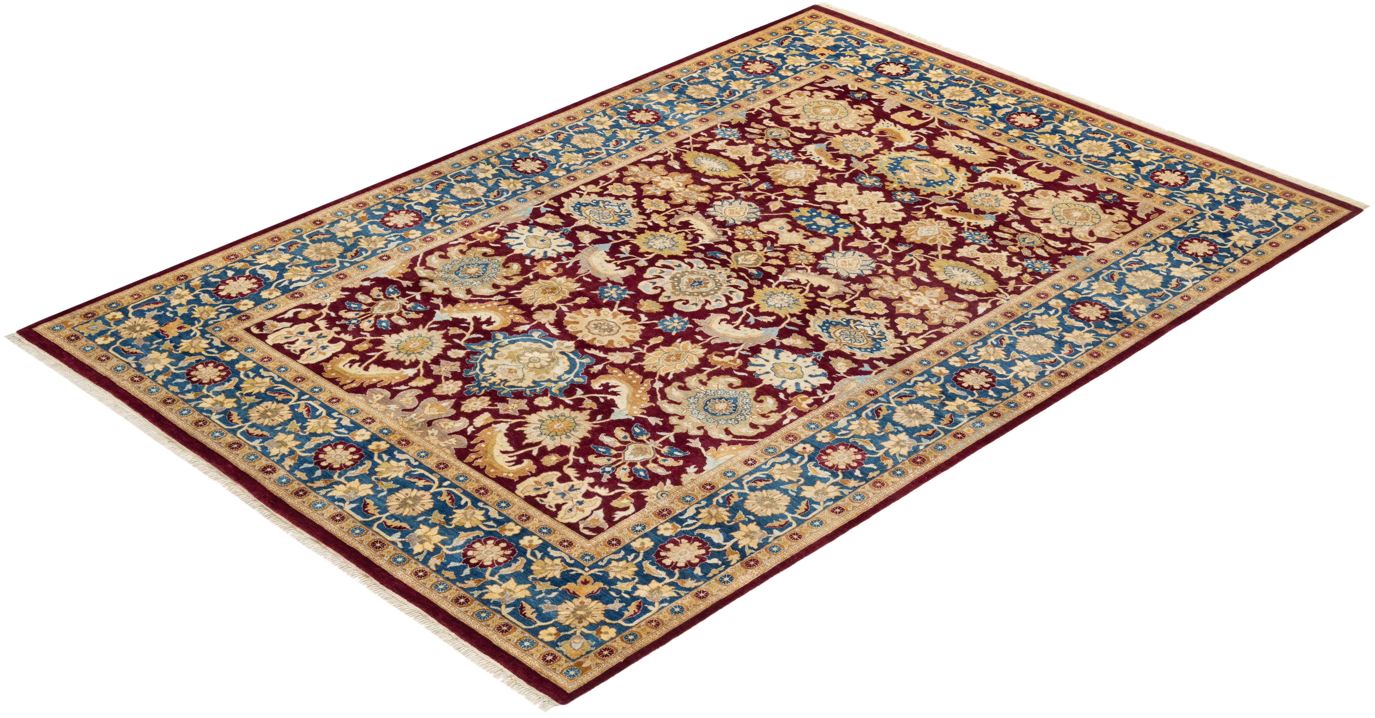 With understated palettes and allover designs, the rugs in the Mogul Collection will bring timeless sophistication to any room. Influenced by a spectrum of Turkish, Indian, and Persian designs, the artisans who handweave these wool rugs imbue