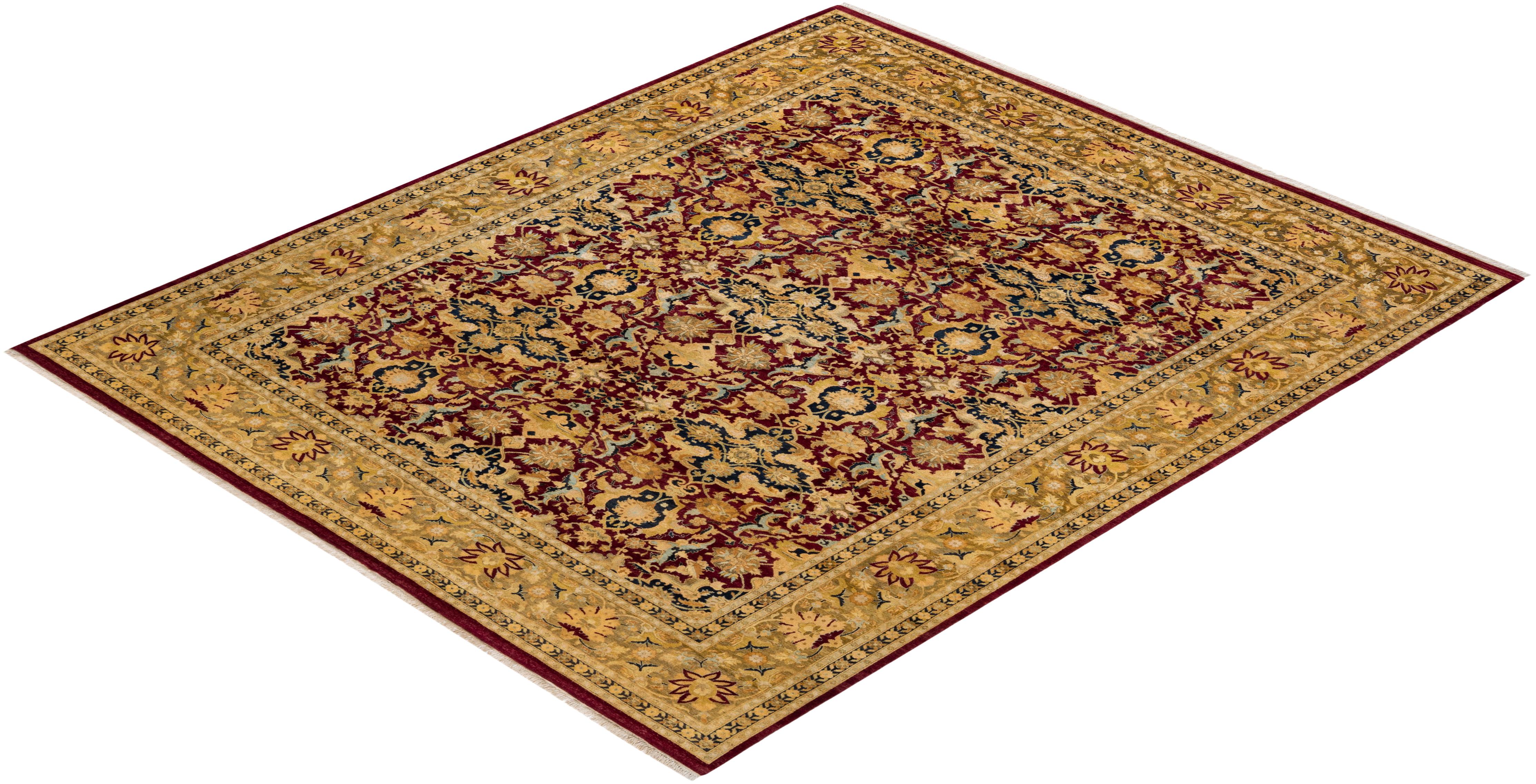 Avec leurs palettes discrètes et leurs motifs à l'envers, les tapis de la collection Mogul apporteront une sophistication intemporelle à n'importe quelle pièce. Influencés par un éventail de motifs turcs, indiens et persans, les artisans qui tissent