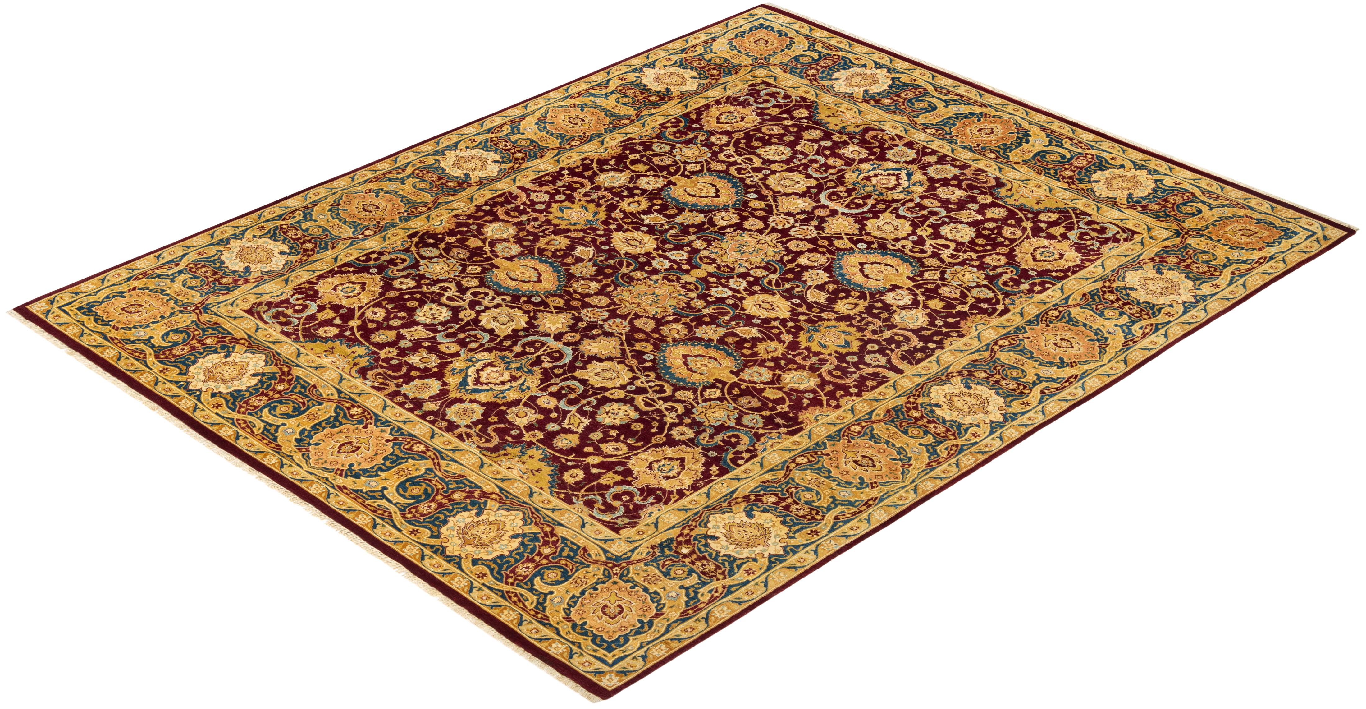 Avec leurs palettes discrètes et leurs motifs allover, les tapis de la collection Mogul apporteront une sophistication intemporelle à n'importe quelle pièce. Influencés par un éventail de motifs turcs, indiens et persans, les artisans qui tissent à