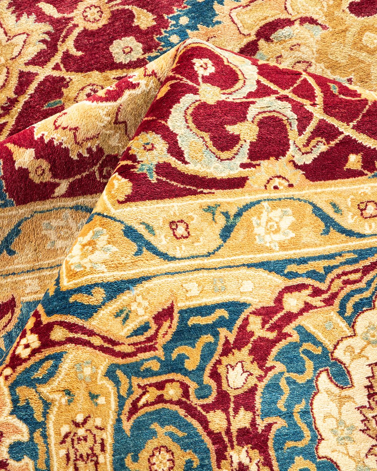 Alfombra tradicional única Hand Made Mogul roja Otro en venta