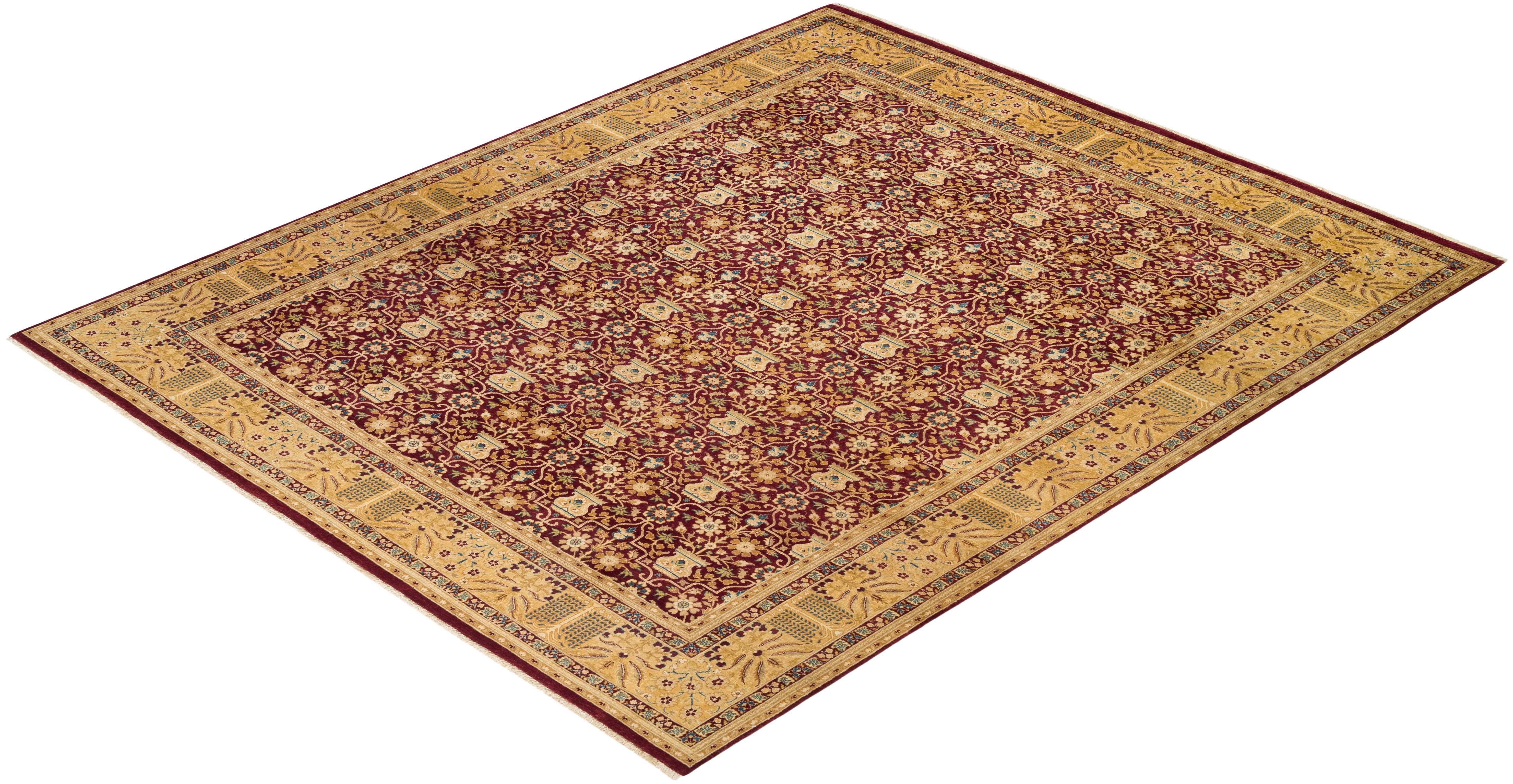 Las alfombras de la colección Mogul, con sus colores discretos y sus diseños en toda la superficie, aportarán una sofisticación atemporal a cualquier habitación. Influenciadas por un espectro de diseños turcos, indios y persas, los artesanos que