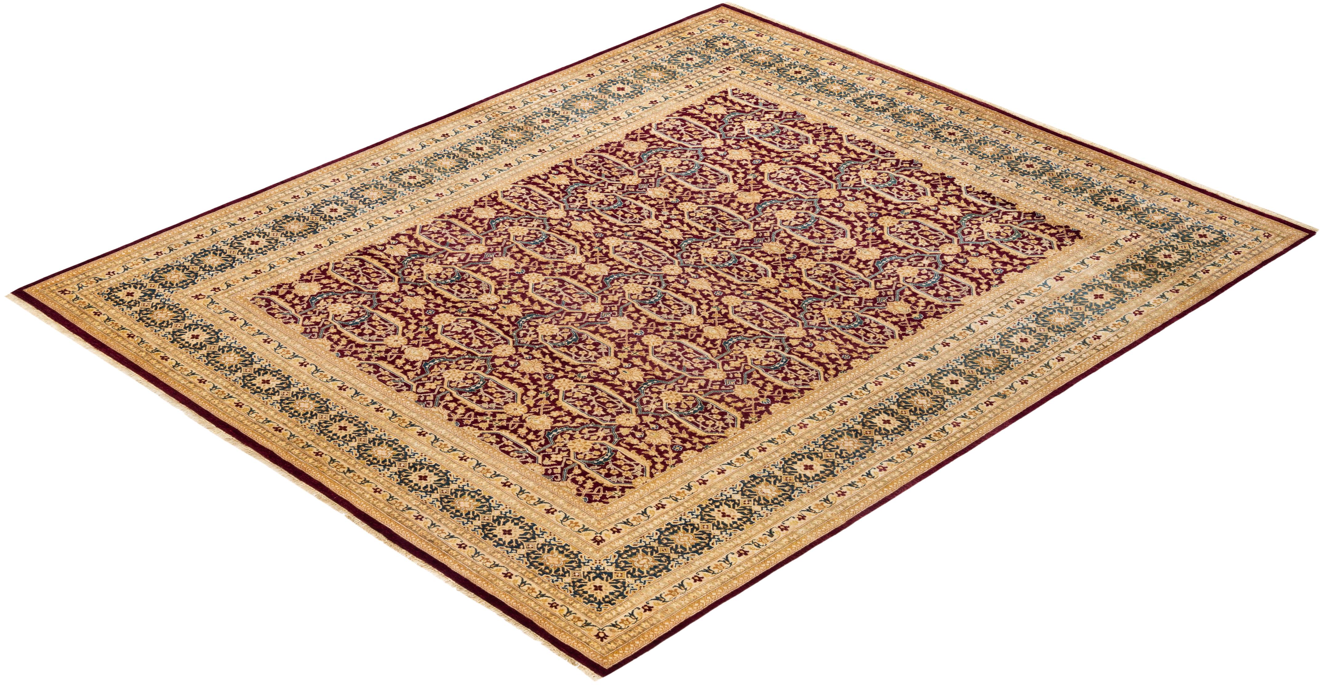 Avec leurs palettes discrètes et leurs motifs à l'envers, les tapis de la collection Mogul apporteront une sophistication intemporelle à n'importe quelle pièce. Influencés par un éventail de motifs turcs, indiens et persans, les artisans qui tissent