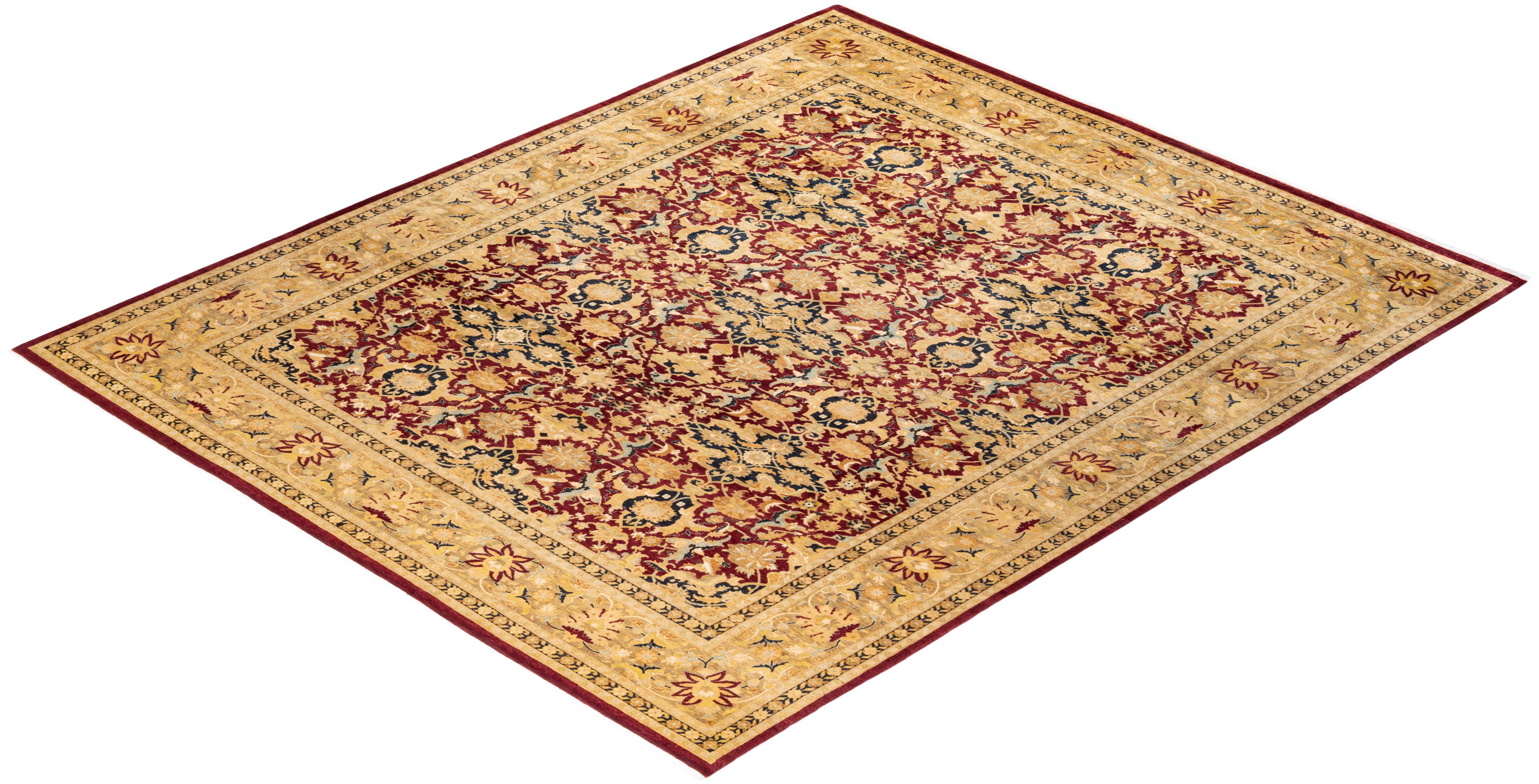 Avec leurs palettes discrètes et leurs motifs à l'envers, les tapis de la collection Mogul apporteront une sophistication intemporelle à n'importe quelle pièce. Influencés par un éventail de motifs turcs, indiens et persans, les artisans qui tissent