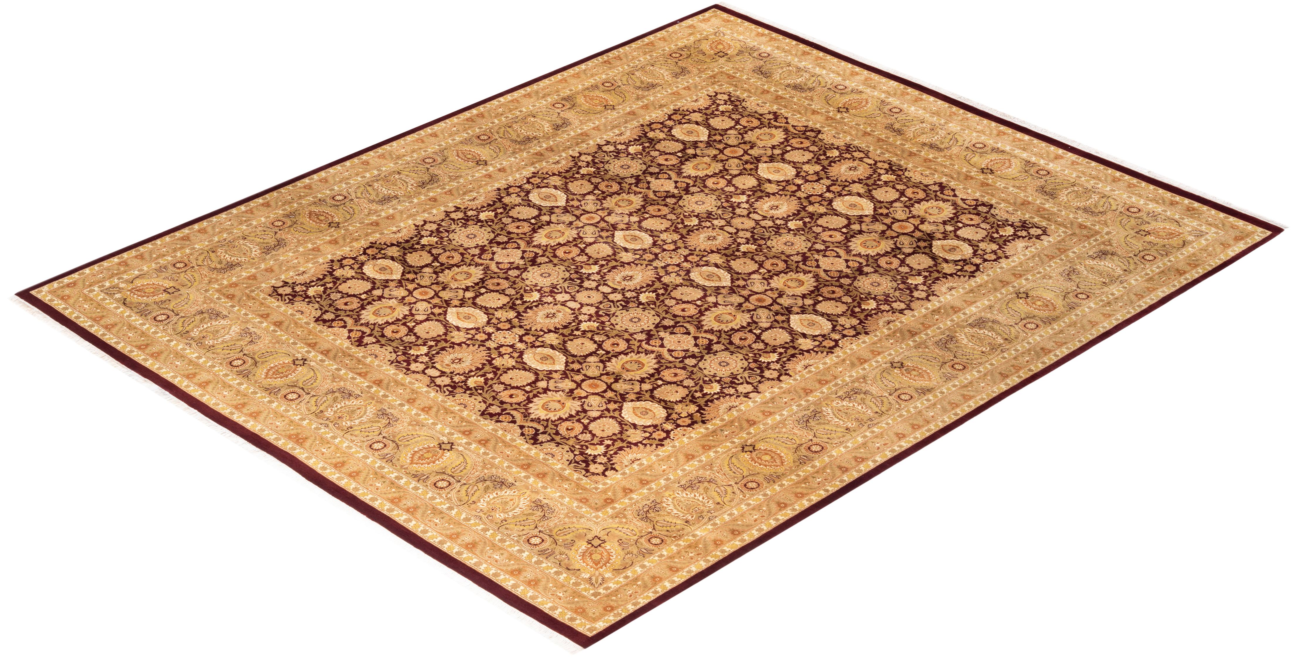 With understated palettes and allover designs, the rugs in the Mogul Collection will bring timeless sophistication to any room. Influenced by a spectrum of Turkish, Indian, and Persian designs, the artisans who handweave these wool rugs imbue