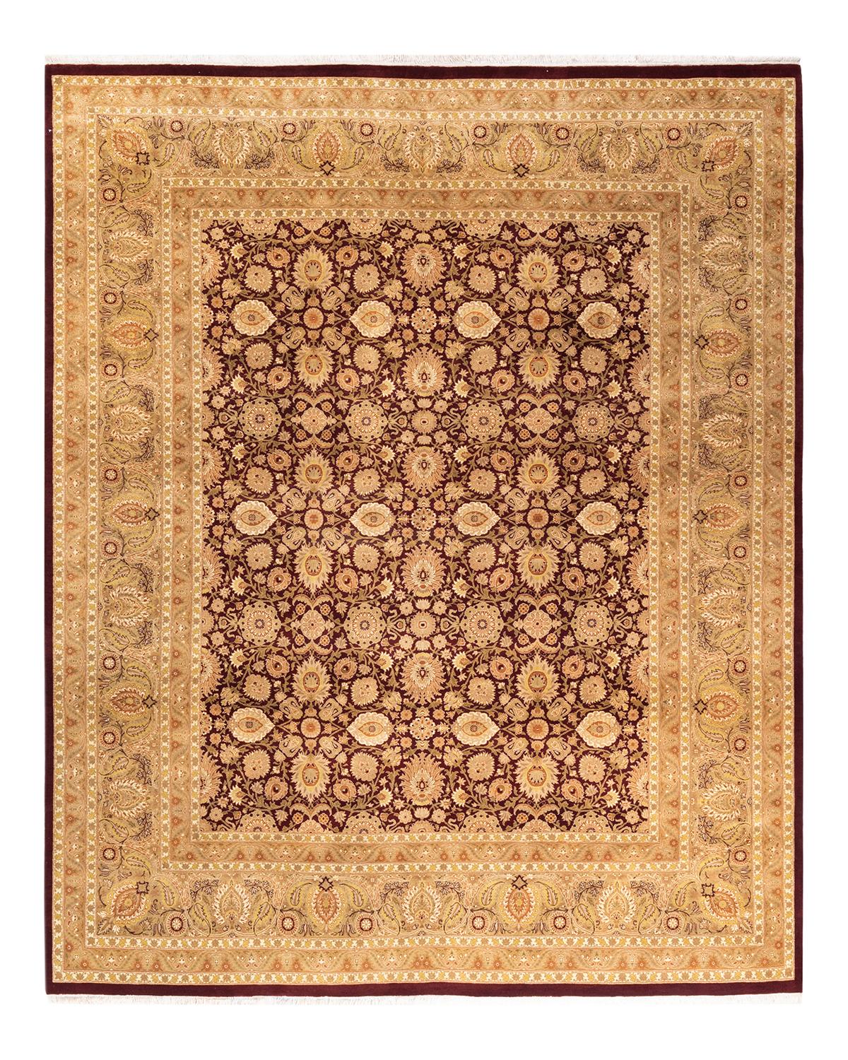 Other One-of-a-Kind Hand Made Traditional Mogul Red Area Rug For Sale