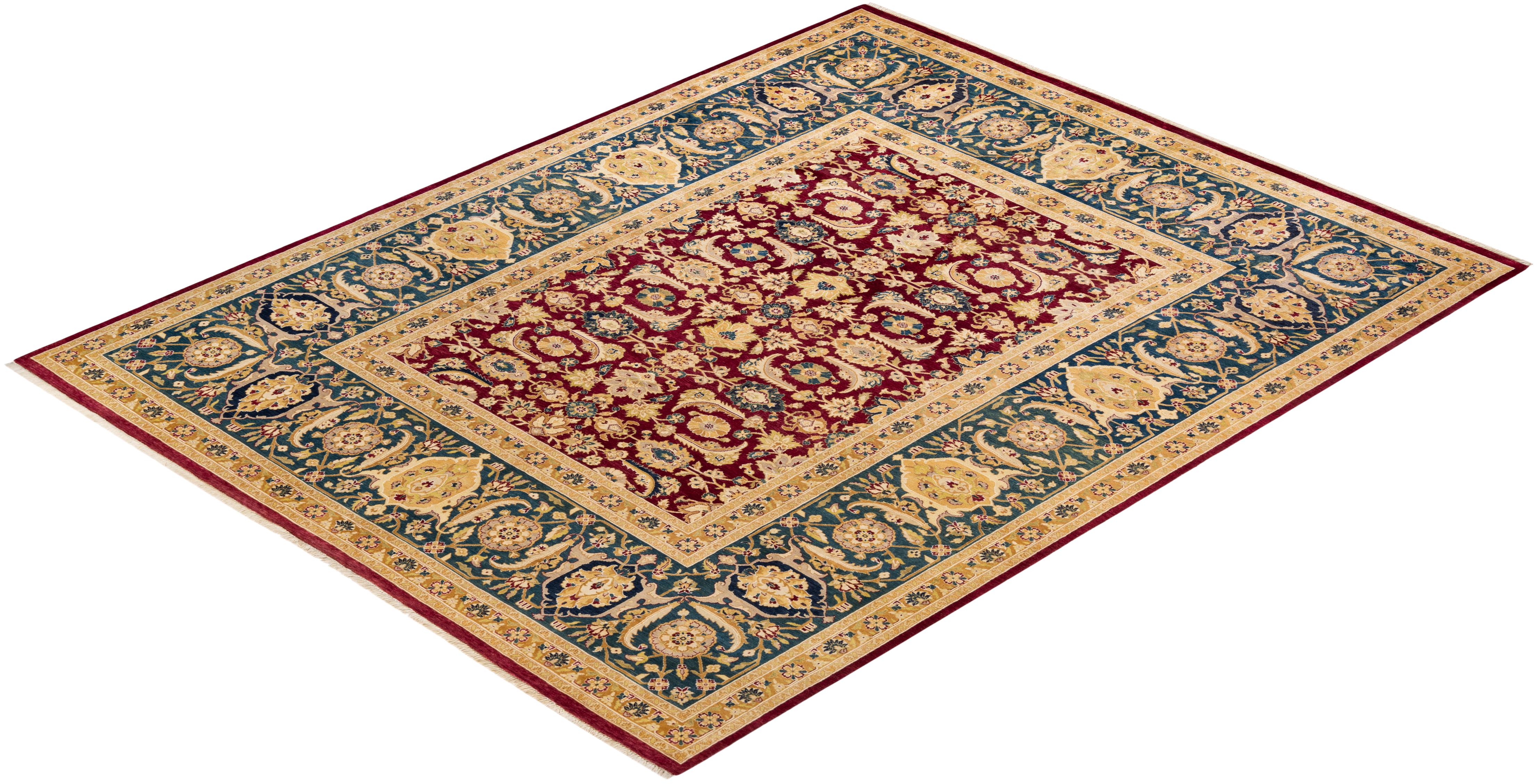 Avec leurs palettes discrètes et leurs motifs à l'envers, les tapis de la collection Mogul apporteront une sophistication intemporelle à n'importe quelle pièce. Influencés par un éventail de motifs turcs, indiens et persans, les artisans qui tissent