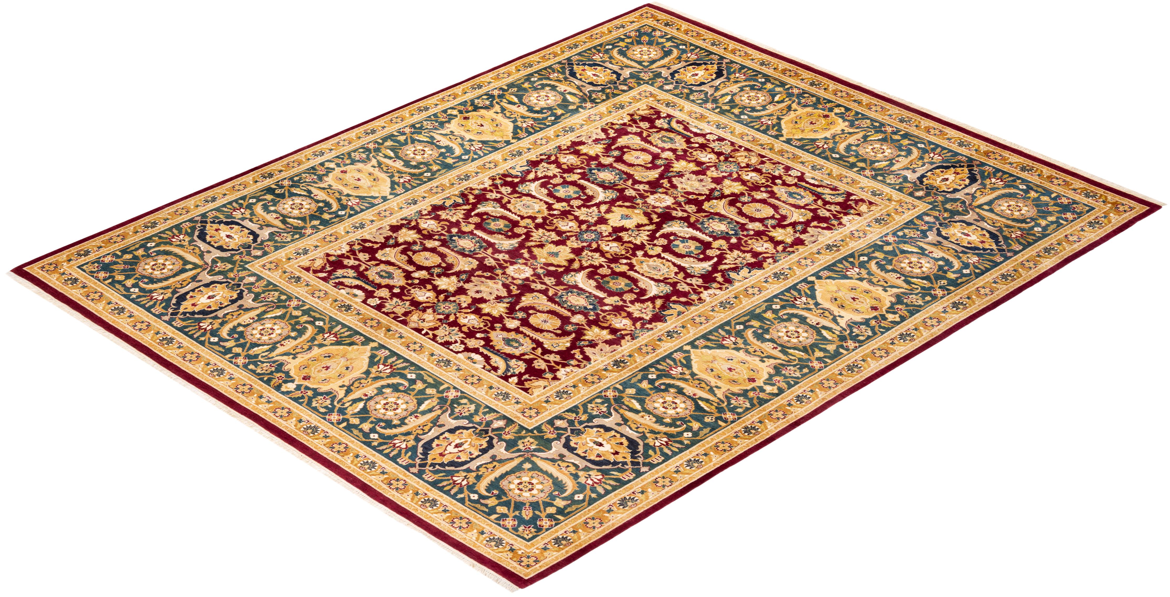 Avec leurs palettes discrètes et leurs motifs à l'envers, les tapis de la collection Mogul apporteront une sophistication intemporelle à n'importe quelle pièce. Influencés par un éventail de motifs turcs, indiens et persans, les artisans qui tissent