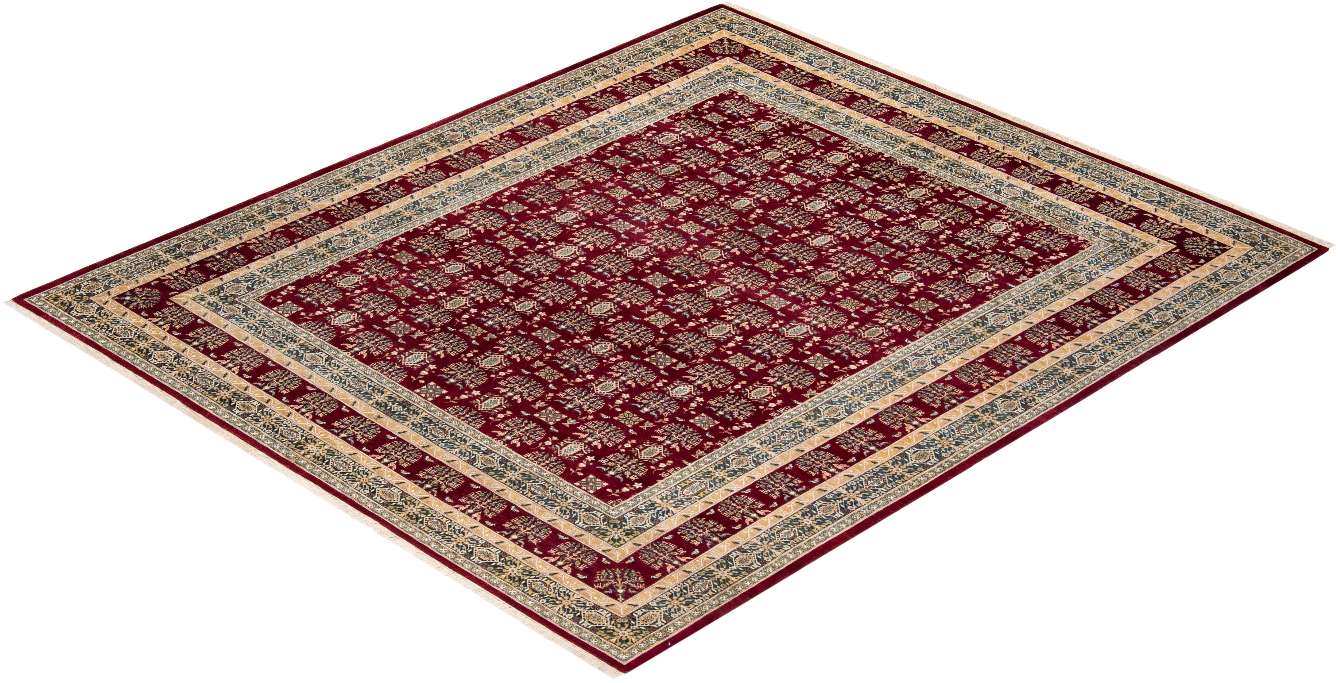 With understated palettes and allover designs, the rugs in the Mogul Collection will bring timeless sophistication to any room. Influenced by a spectrum of Turkish, Indian, and Persian designs, the artisans who handweave these wool rugs imbue