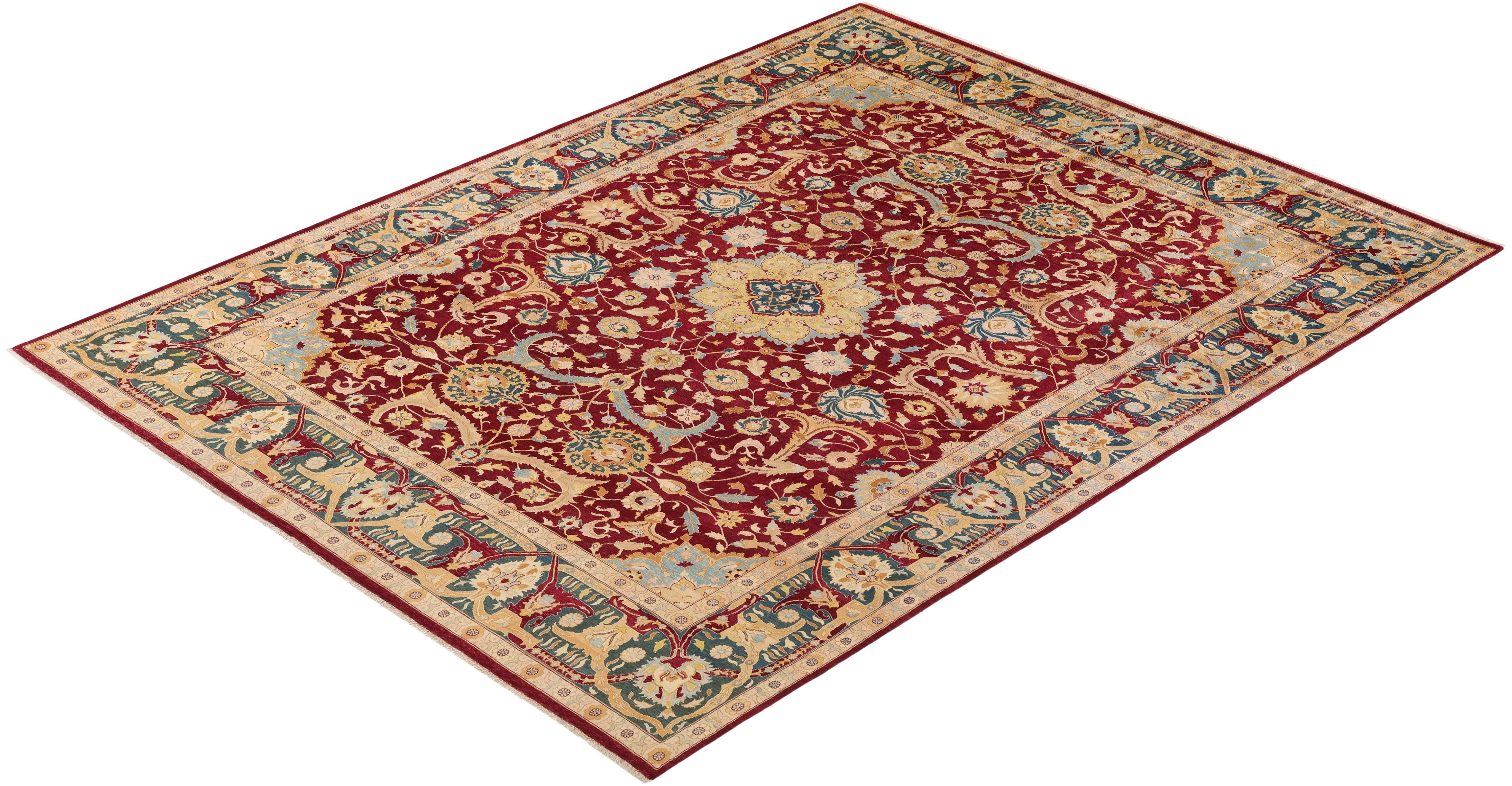 Avec leurs palettes discrètes et leurs motifs à l'envers, les tapis de la collection Mogul apporteront une sophistication intemporelle à n'importe quelle pièce. Influencés par un éventail de motifs turcs, indiens et persans, les artisans qui tissent