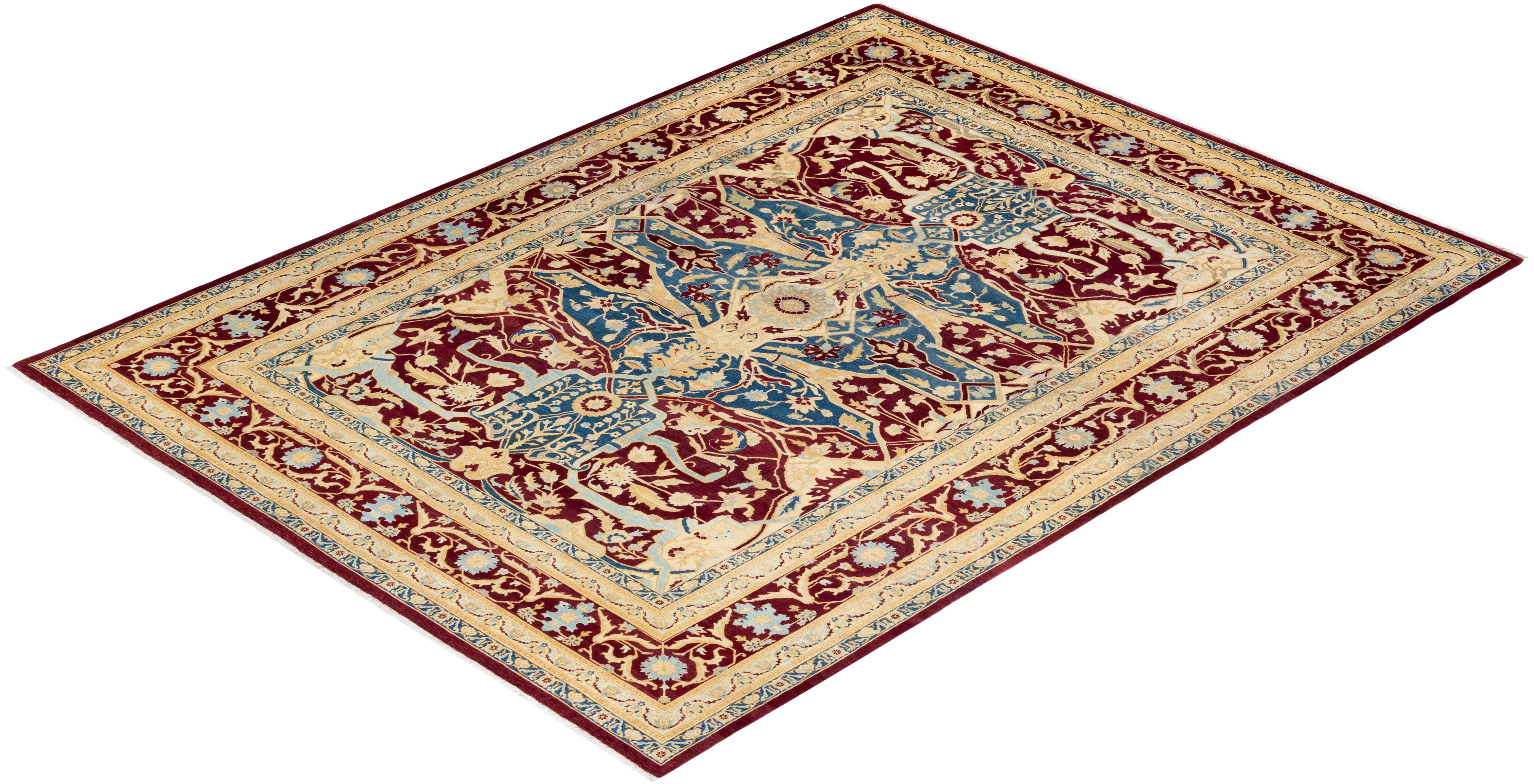 With understated palettes and allover designs, the rugs in the Mogul Collection will bring timeless sophistication to any room. Influenced by a spectrum of Turkish, Indian, and Persian designs, the artisans who handweave these wool rugs imbue