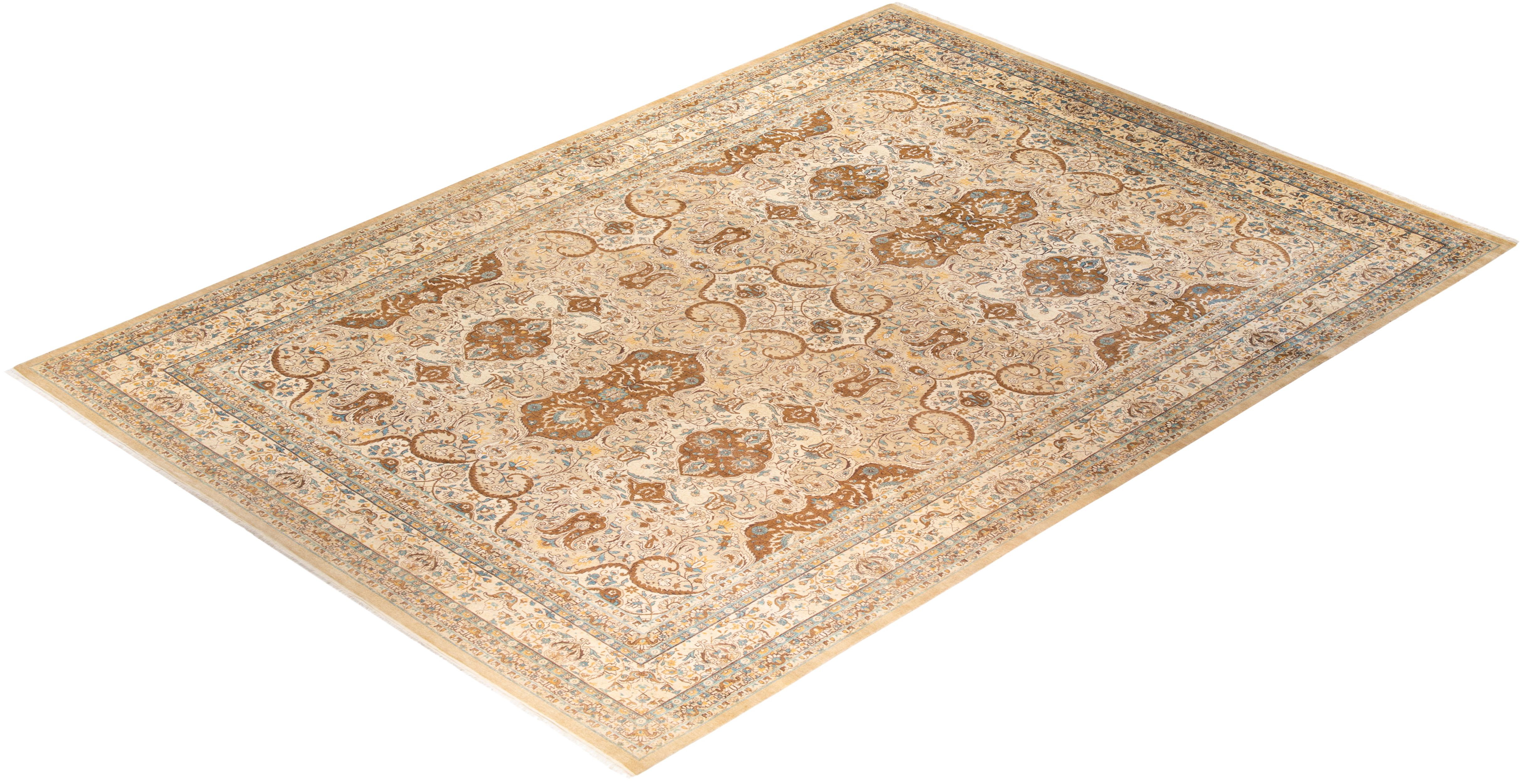 Avec leurs palettes discrètes et leurs motifs à l'envers, les tapis de la collection Mogul apporteront une sophistication intemporelle à n'importe quelle pièce. Influencés par un éventail de motifs turcs, indiens et persans, les artisans qui tissent