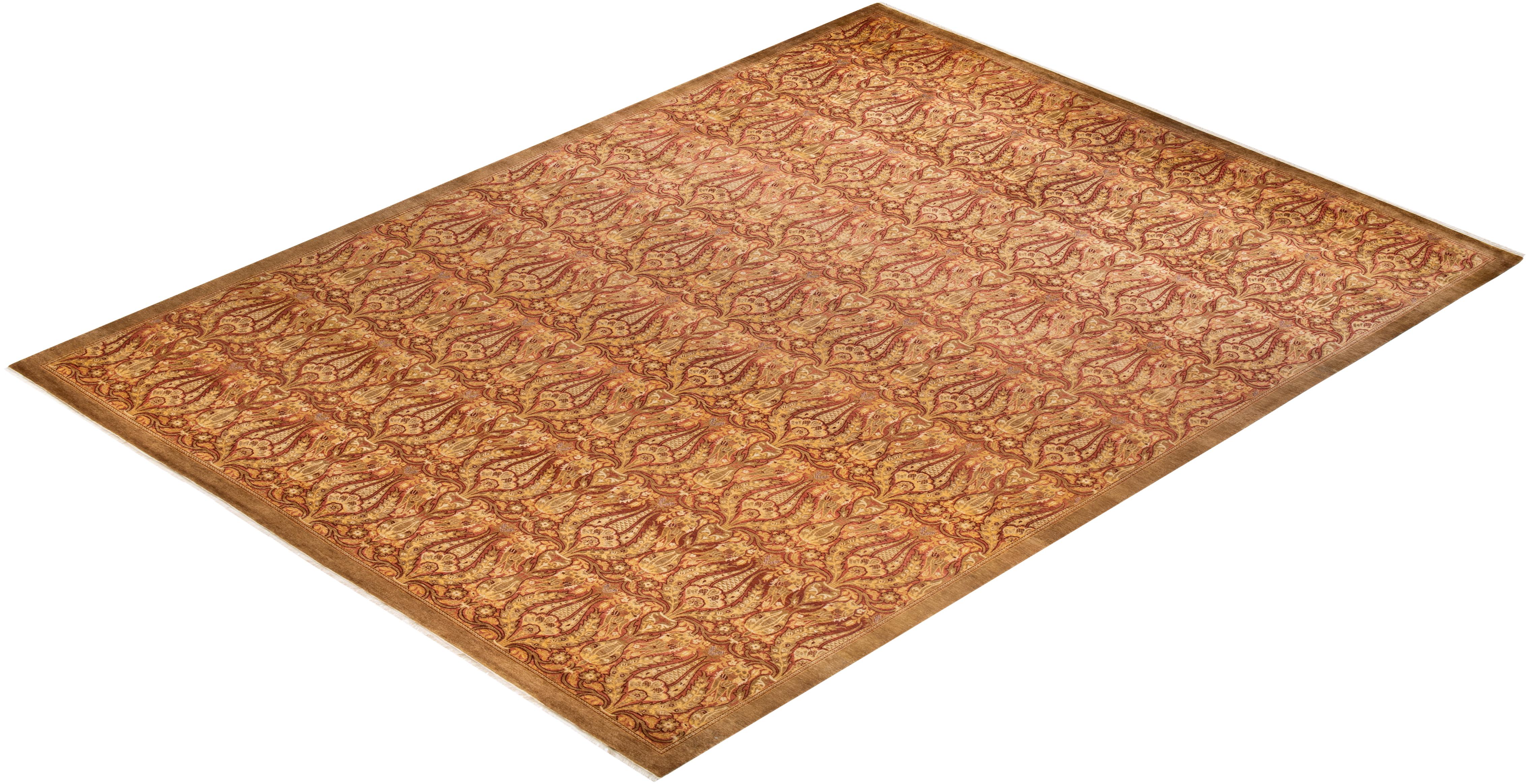 With understated palettes and allover designs, the rugs in the Mogul Collection will bring timeless sophistication to any room. Influenced by a spectrum of Turkish, Indian, and Persian designs, the artisans who handweave these wool rugs imbue