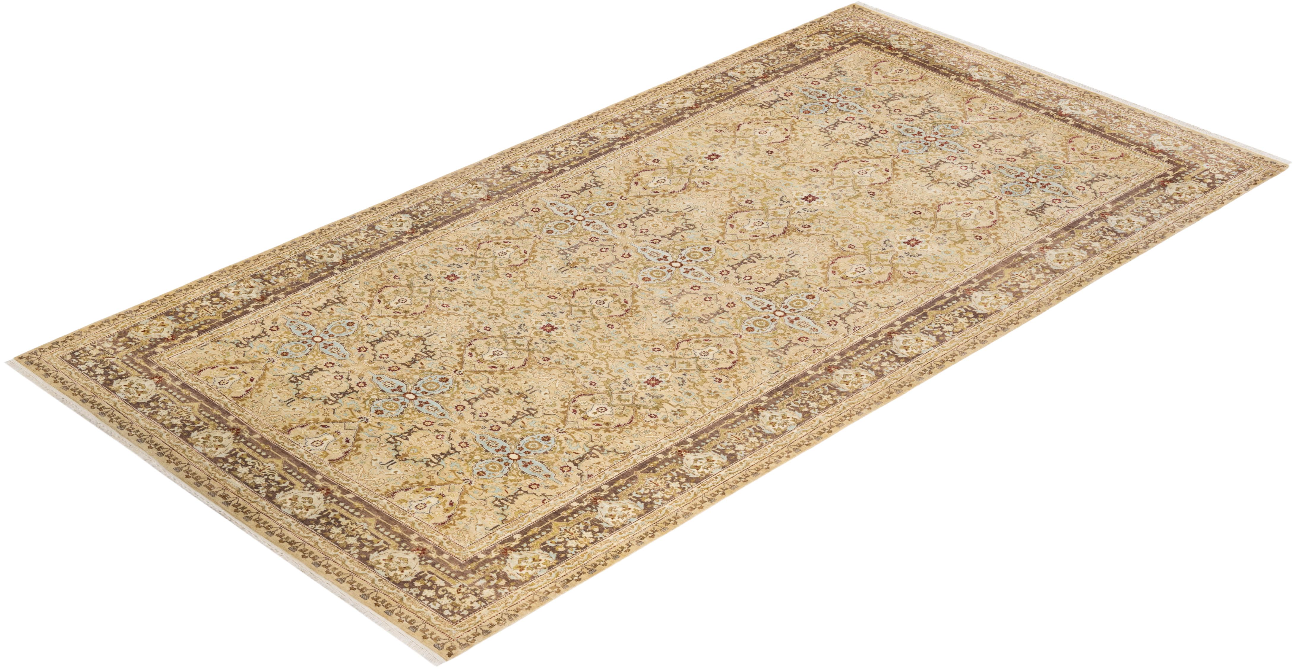 Las alfombras de la colección Mogul, con sus colores discretos y sus diseños en toda la superficie, aportarán una sofisticación atemporal a cualquier habitación. Influenciadas por un espectro de diseños turcos, indios y persas, los artesanos que