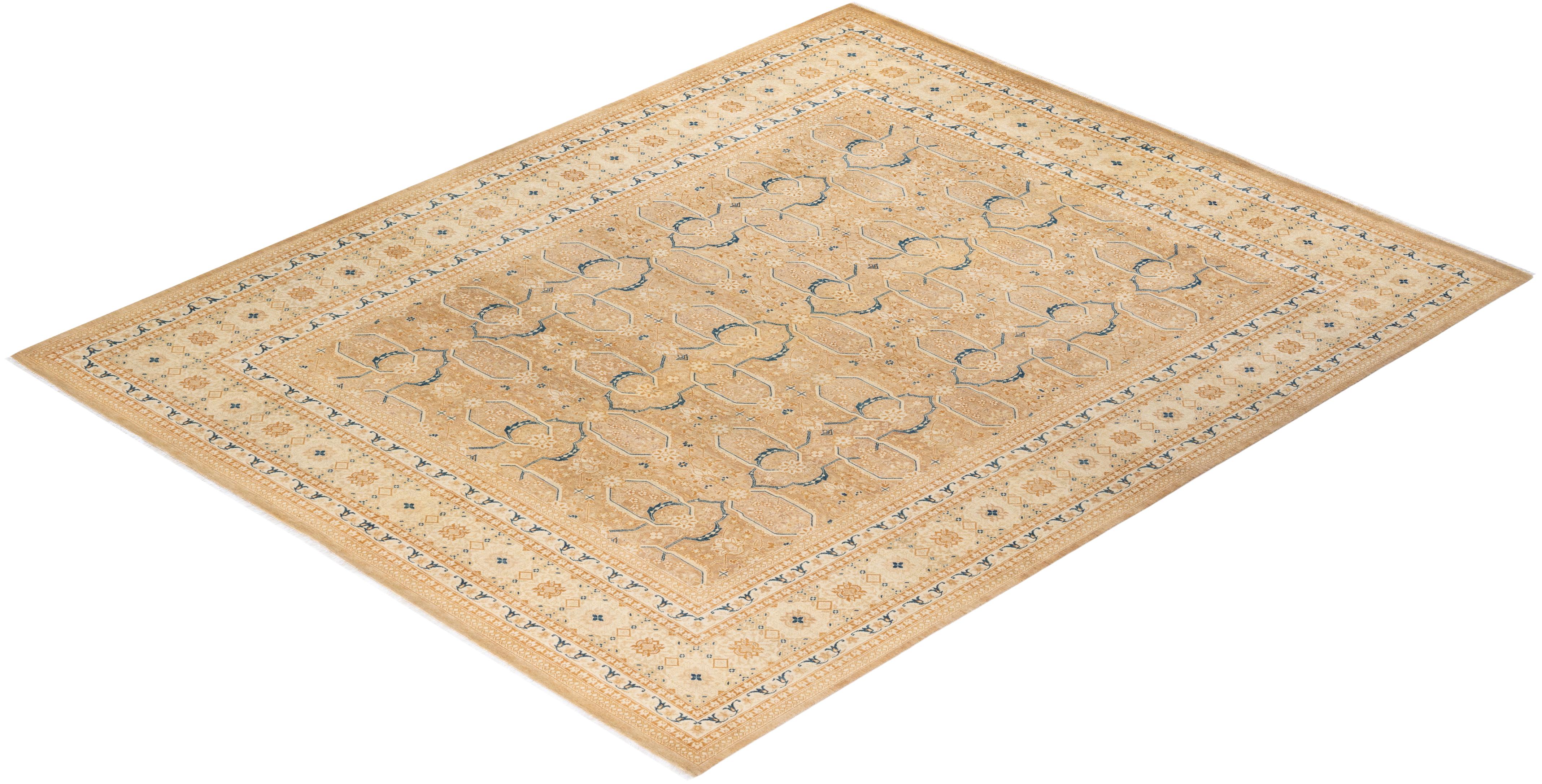Avec leurs palettes discrètes et leurs motifs à l'envers, les tapis de la collection Mogul apporteront une sophistication intemporelle à n'importe quelle pièce. Influencés par un éventail de motifs turcs, indiens et persans, les artisans qui tissent