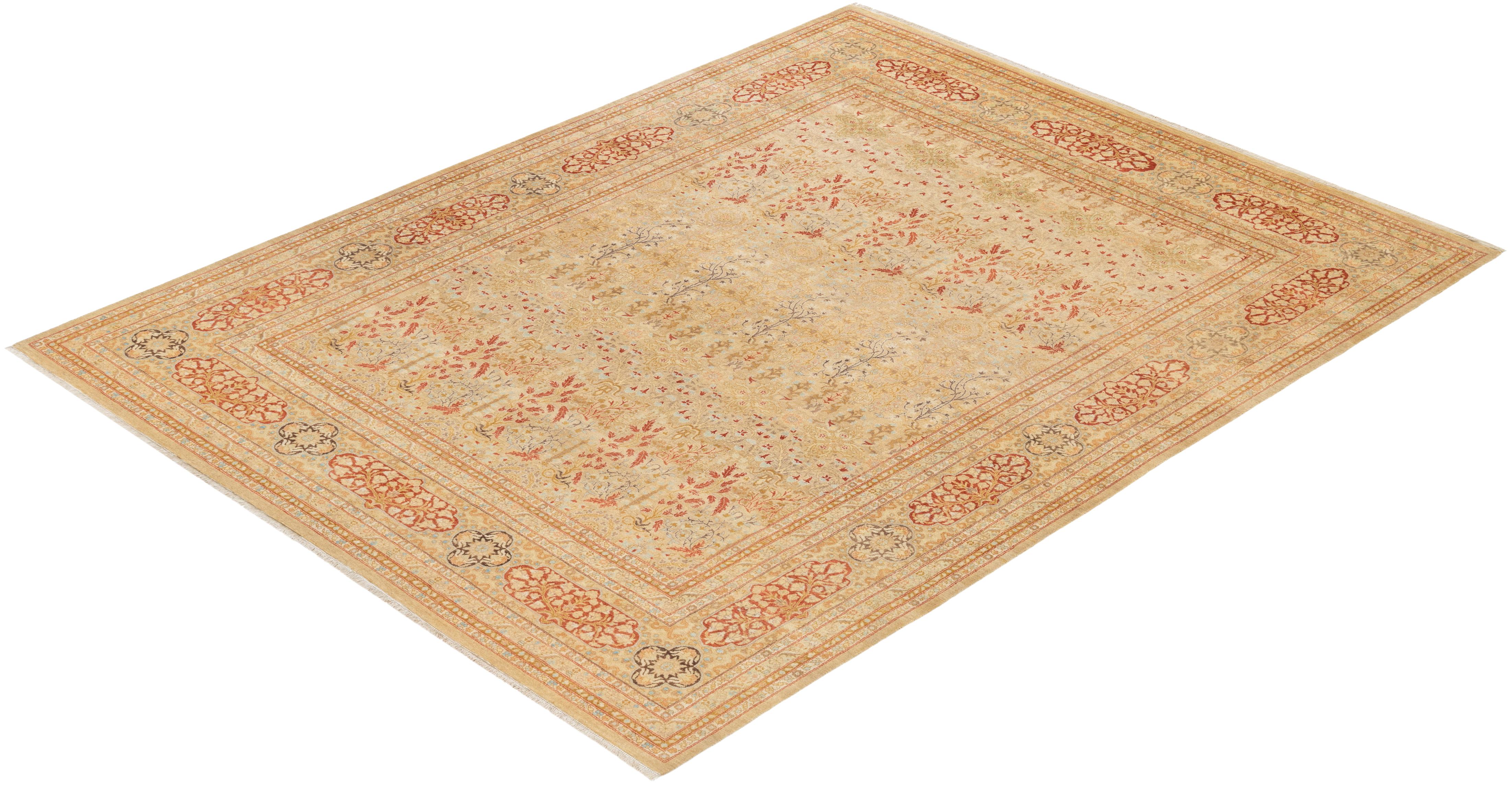 Con palette sobrie e disegni allover, i tappeti della Collezione Mogul doneranno una raffinatezza senza tempo a qualsiasi stanza. Influenzati da uno spettro di disegni turchi, indiani e persiani, gli artigiani che tessono a mano questi tappeti di