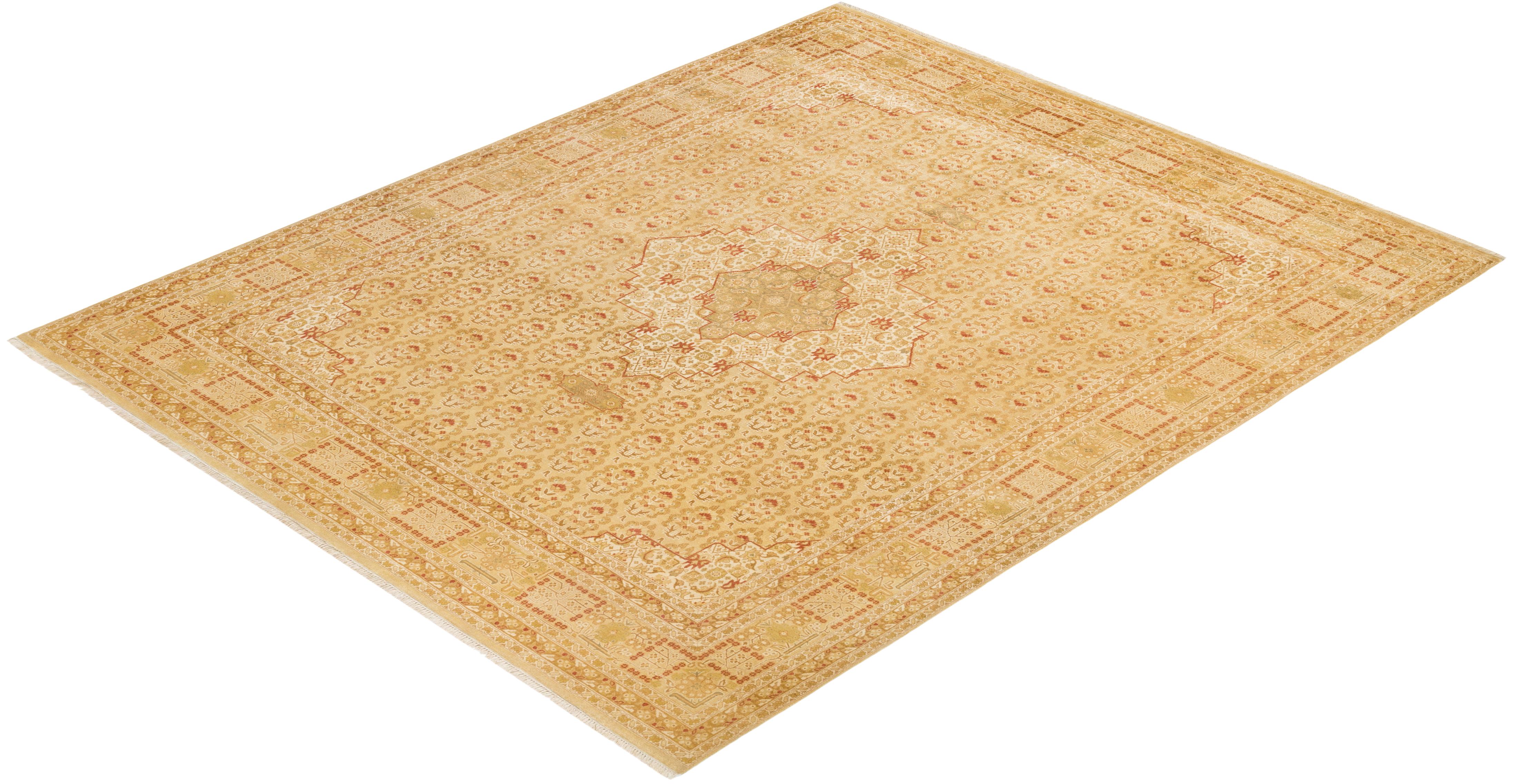 Avec leurs palettes discrètes et leurs motifs allover, les tapis de la collection Mogul apporteront une sophistication intemporelle à n'importe quelle pièce. Influencés par un éventail de motifs turcs, indiens et persans, les artisans qui tissent à