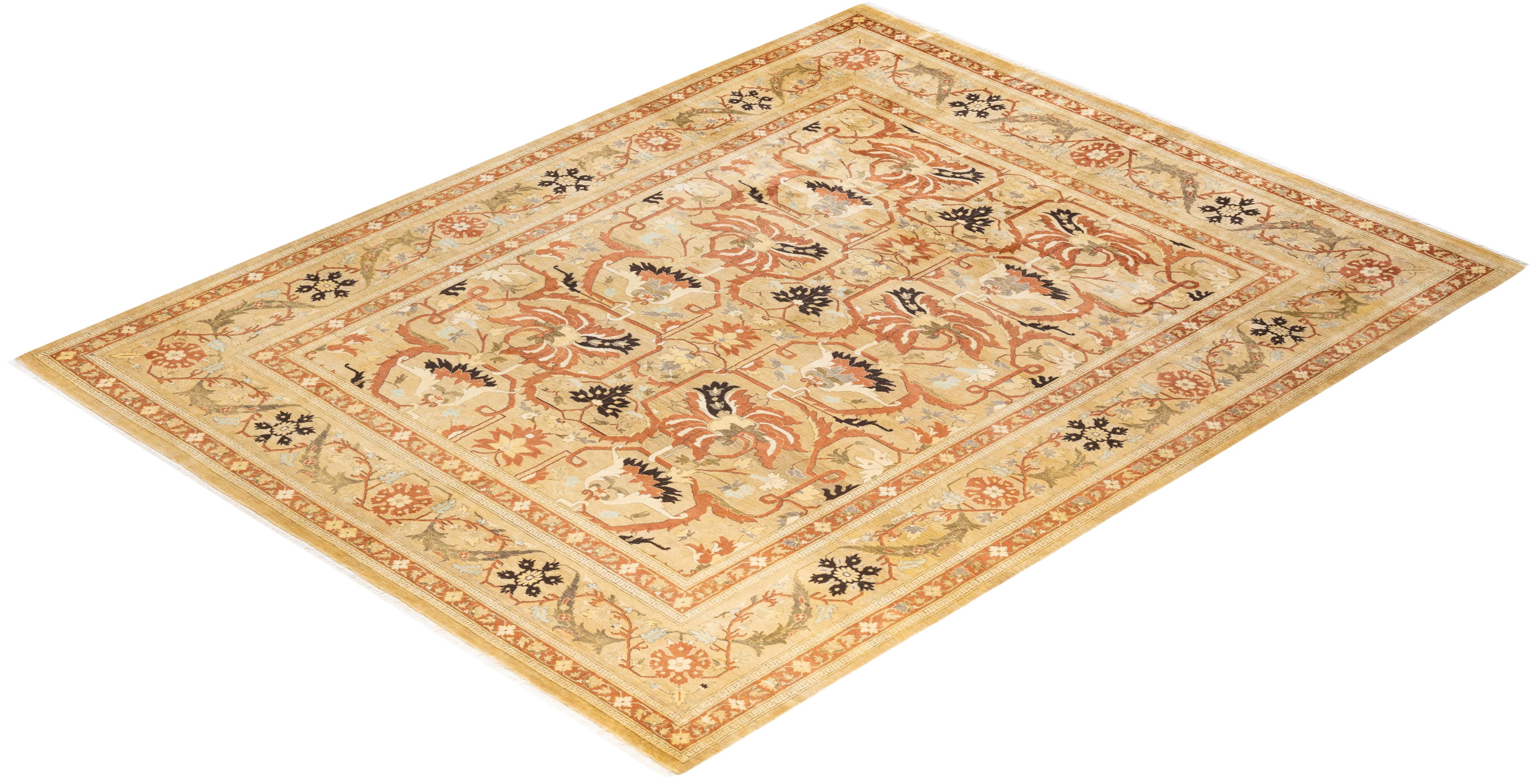 Avec leurs palettes discrètes et leurs motifs à l'envers, les tapis de la collection Mogul apporteront une sophistication intemporelle à n'importe quelle pièce. Influencés par un éventail de motifs turcs, indiens et persans, les artisans qui tissent