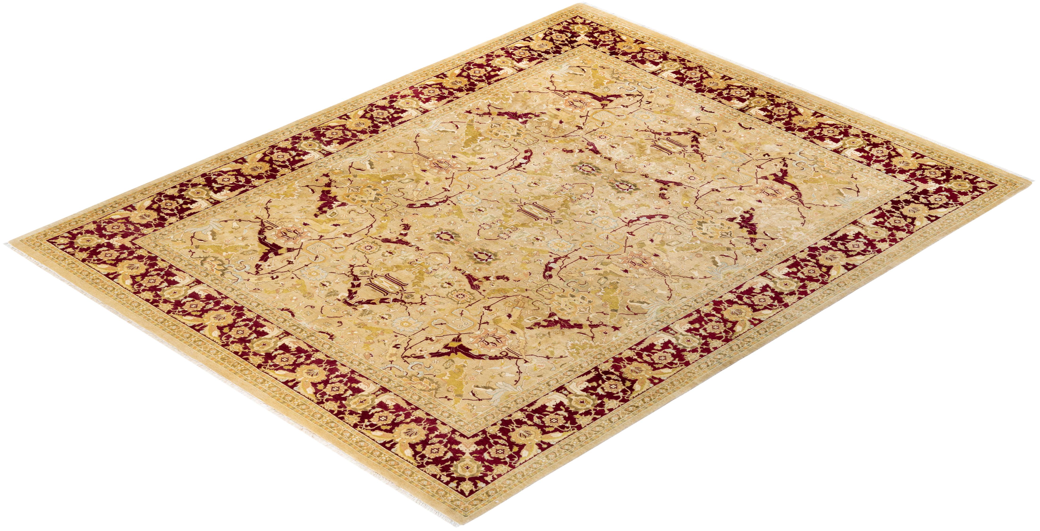 Avec leurs palettes discrètes et leurs motifs à l'envers, les tapis de la collection Mogul apporteront une sophistication intemporelle à n'importe quelle pièce. Influencés par un éventail de motifs turcs, indiens et persans, les artisans qui tissent