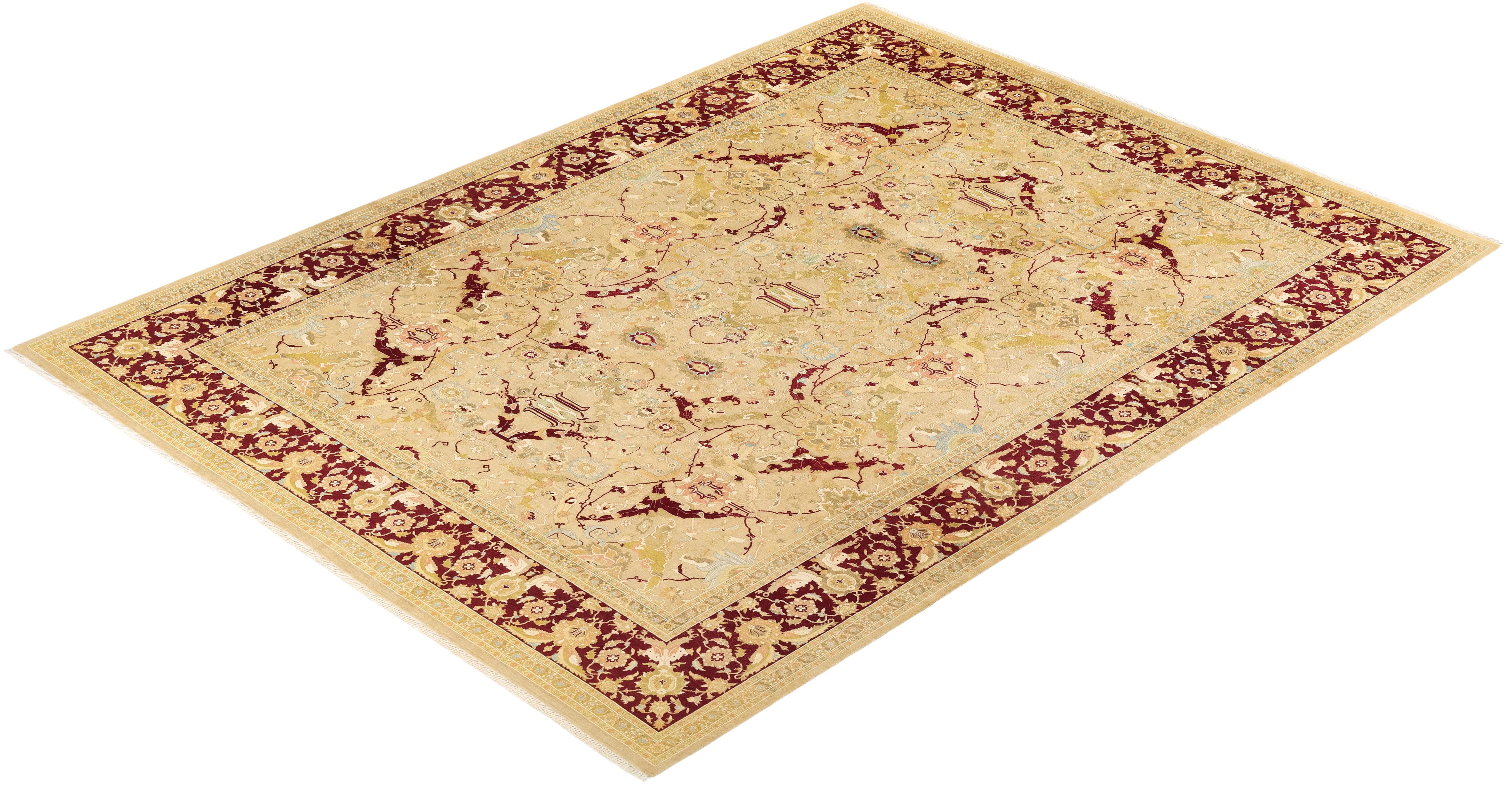 Avec leurs palettes discrètes et leurs motifs à l'envers, les tapis de la collection Mogul apporteront une sophistication intemporelle à n'importe quelle pièce. Influencés par un éventail de motifs turcs, indiens et persans, les artisans qui tissent