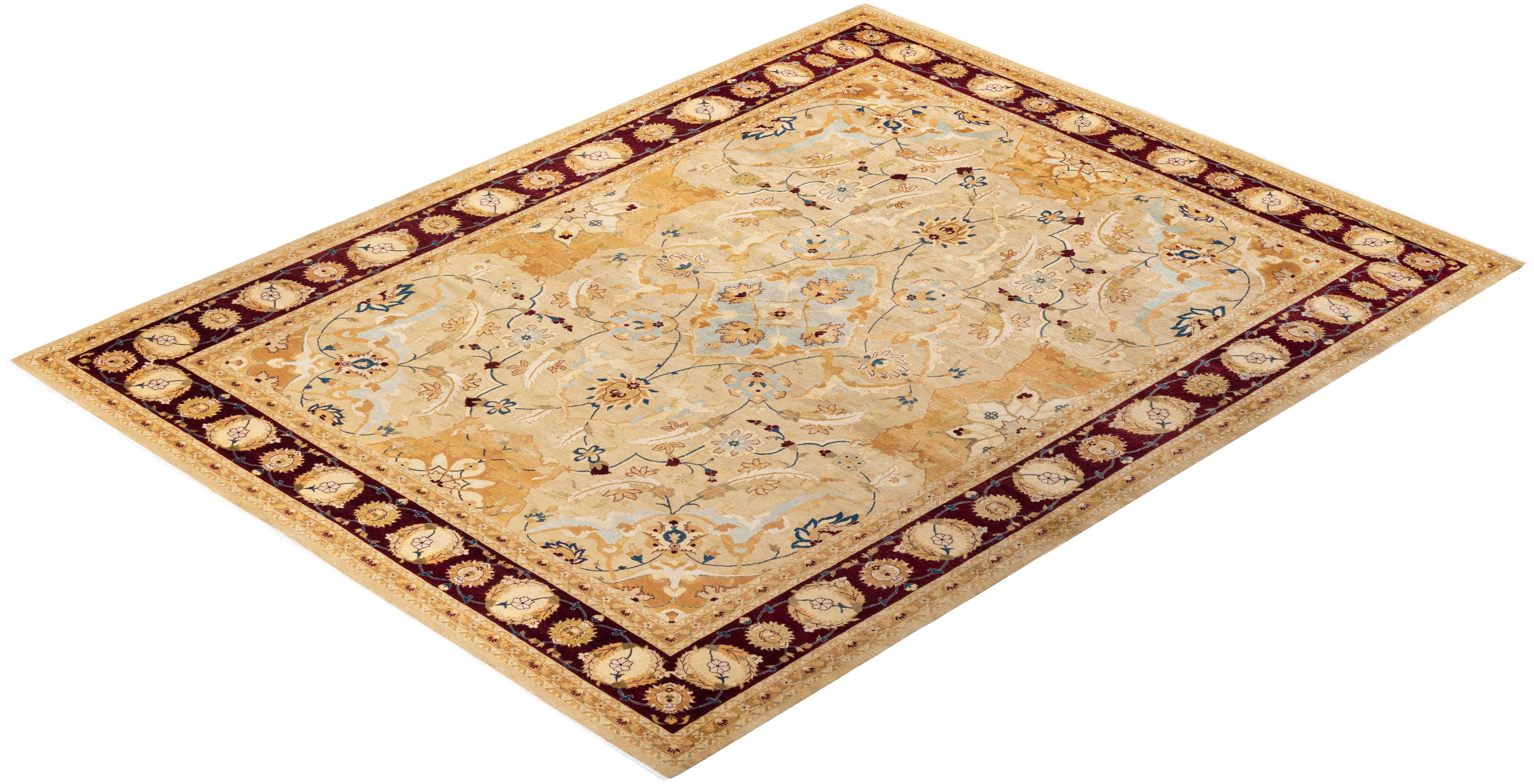 Avec leurs palettes discrètes et leurs motifs allover, les tapis de la collection Mogul apporteront une sophistication intemporelle à n'importe quelle pièce. Influencés par un éventail de motifs turcs, indiens et persans, les artisans qui tissent à