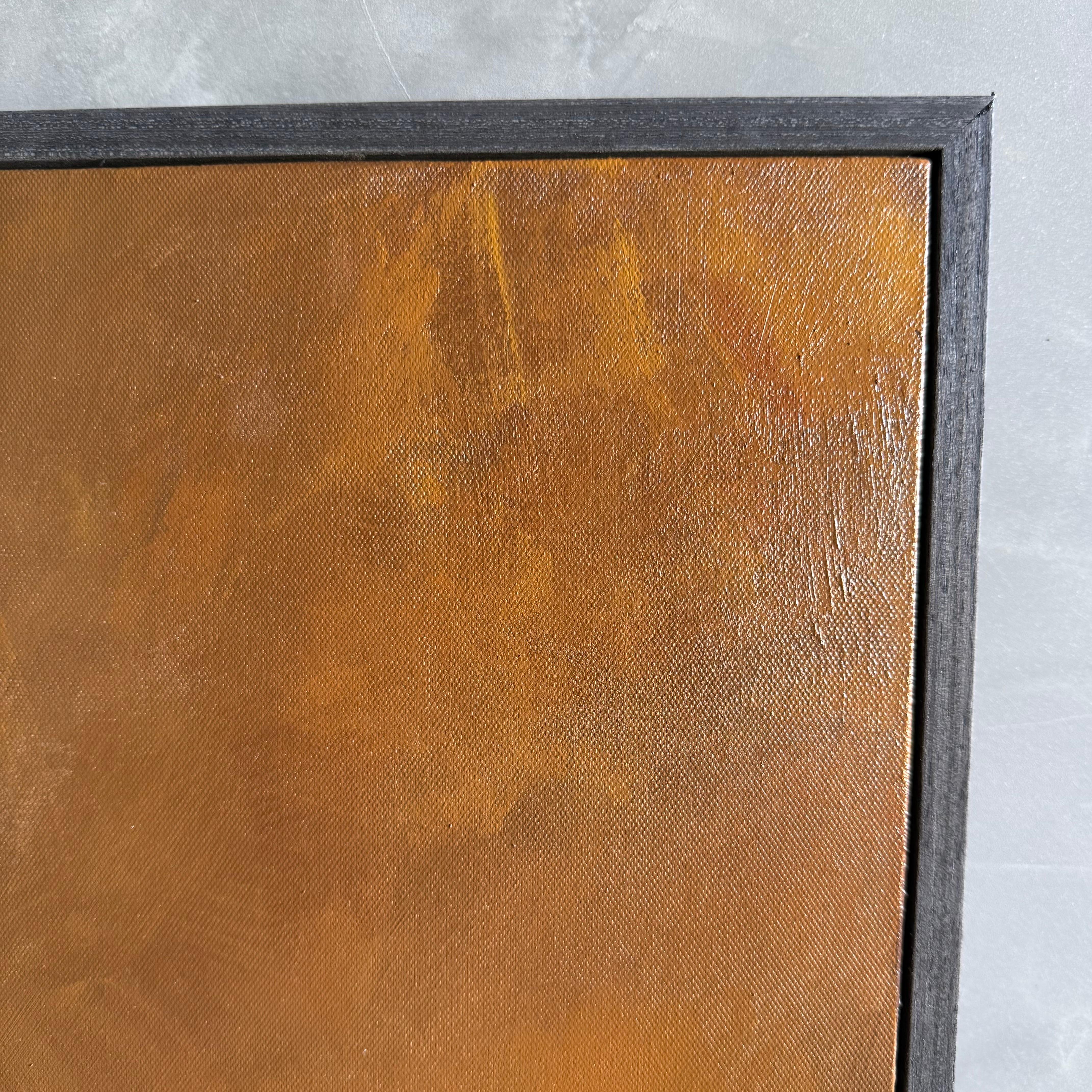 XXIe siècle et contemporain Nuage unique peint à la main dans un cadre en bois en vente