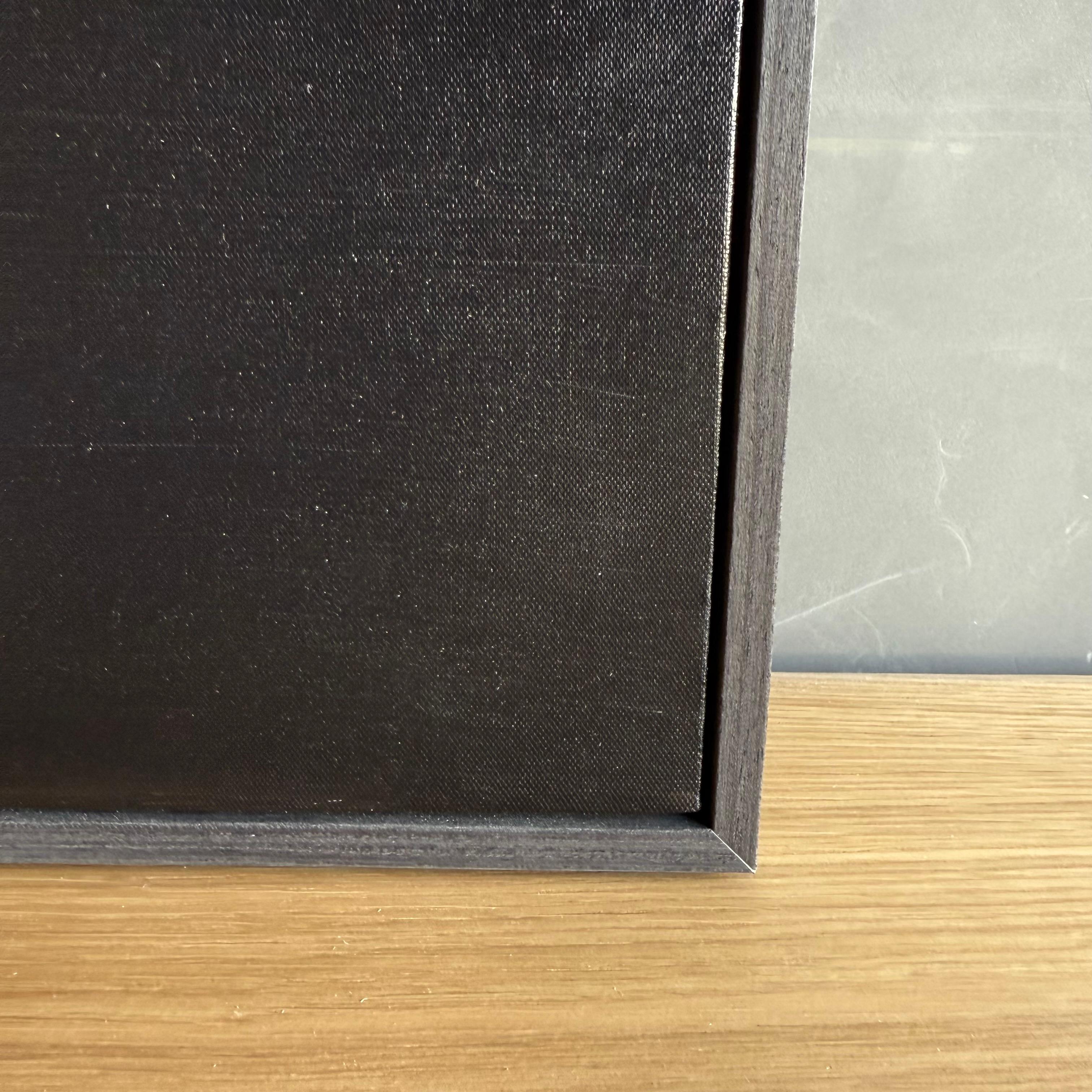 Toile Nuage unique peint à la main dans un cadre en bois en vente