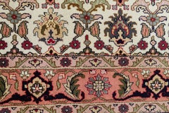 Handwoven Wool Area Rug 4'2 x 6'2