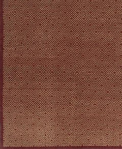 Luxury Needlepoint Wool Wine / Brown Area Rug 8'x10'