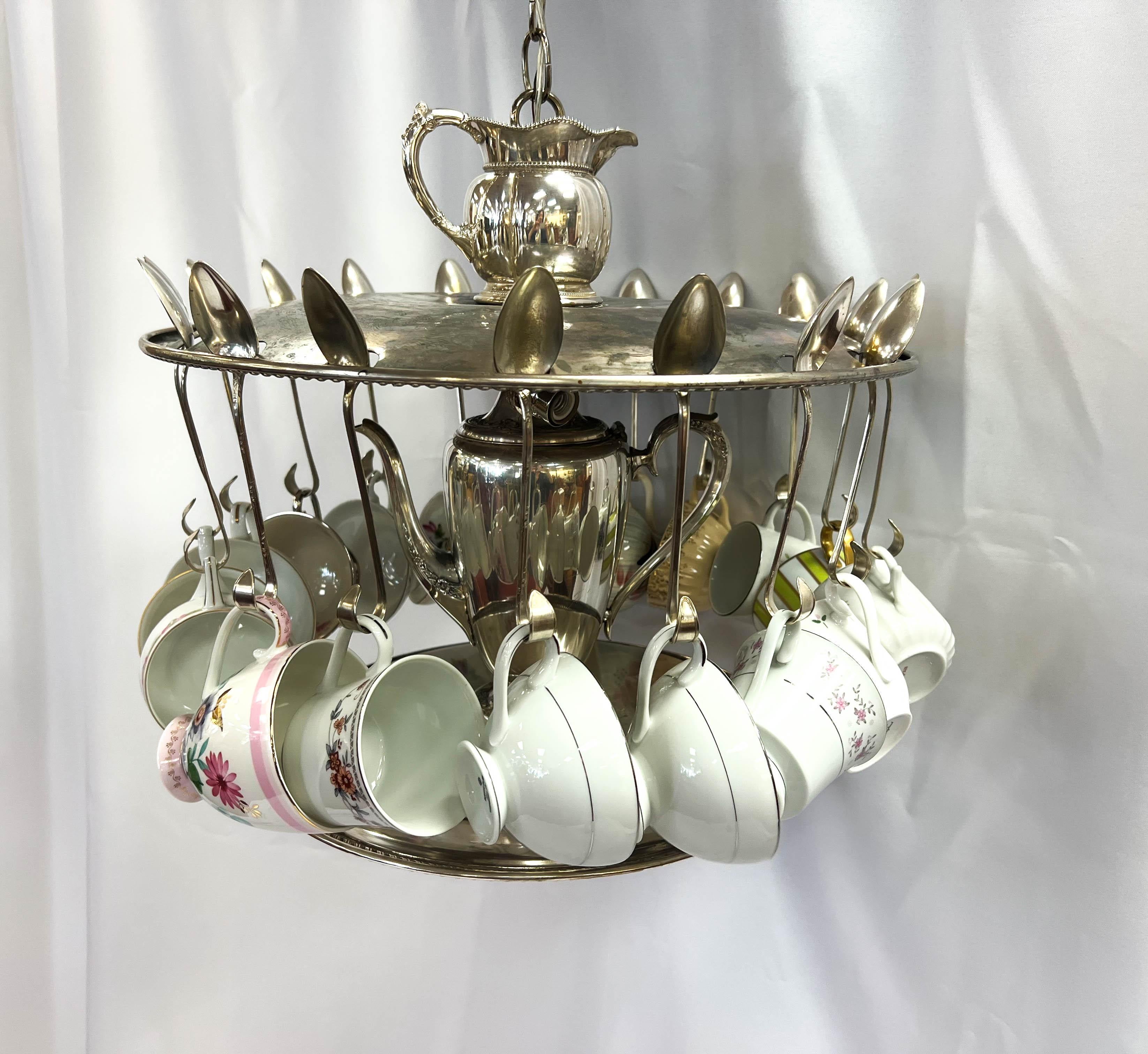 tea cup chandelier