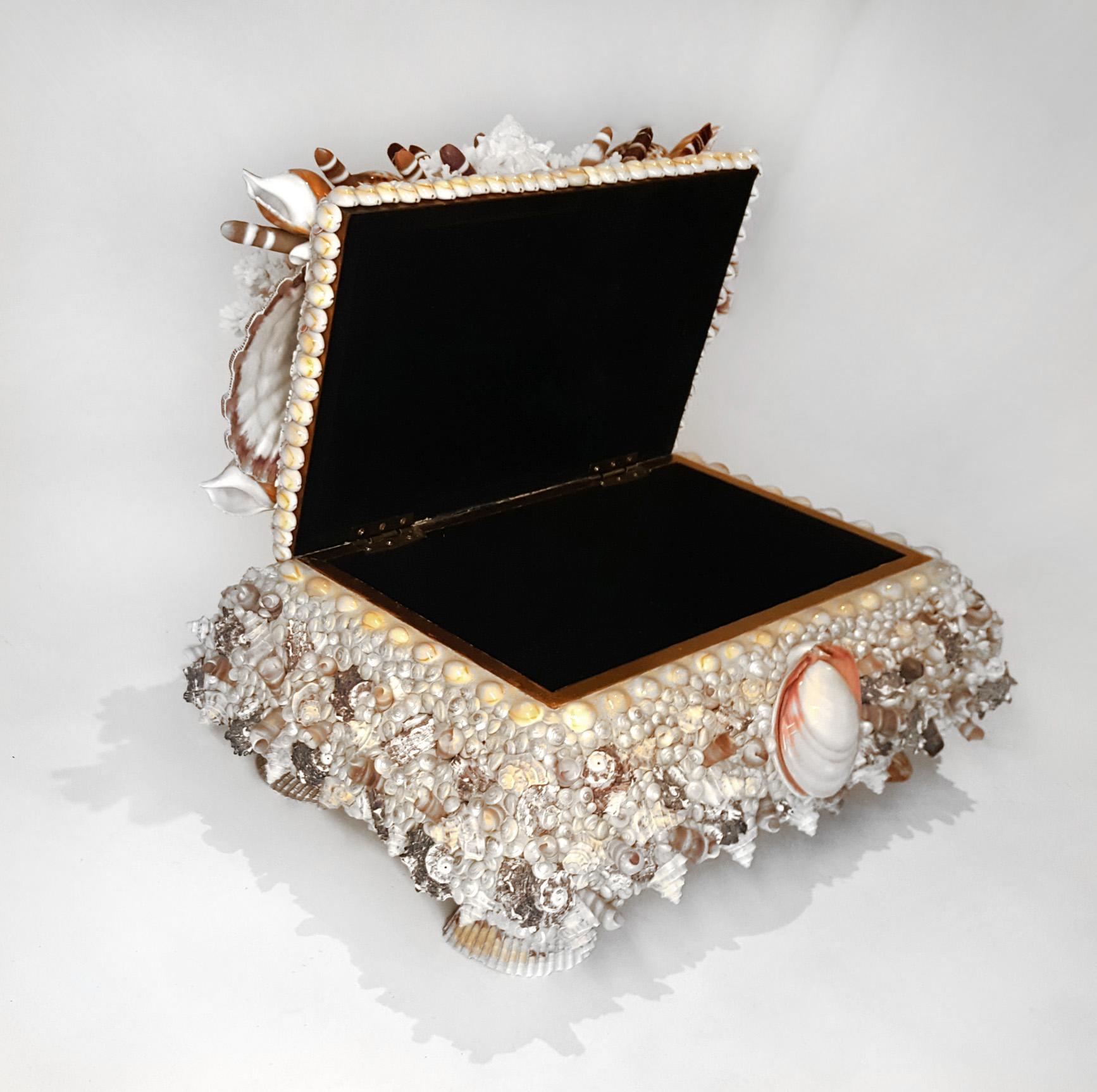 sea shell jewelry box