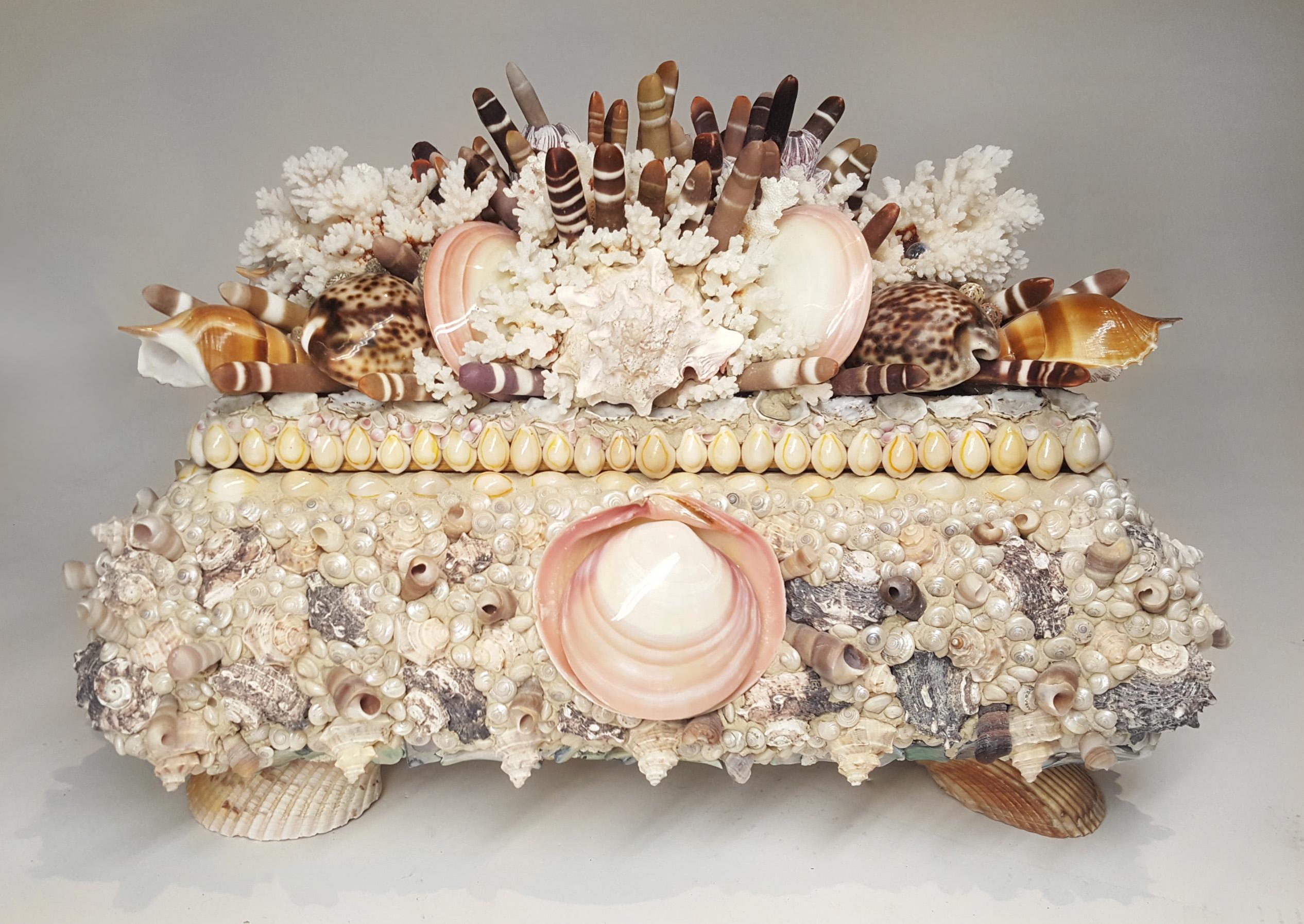 sea shell jewellery box
