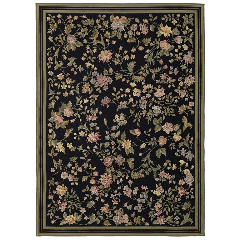 Needlepoint Wool Area Rug 14'3 x 20' For Sale at 1stDibs | 14 x 20 area ...