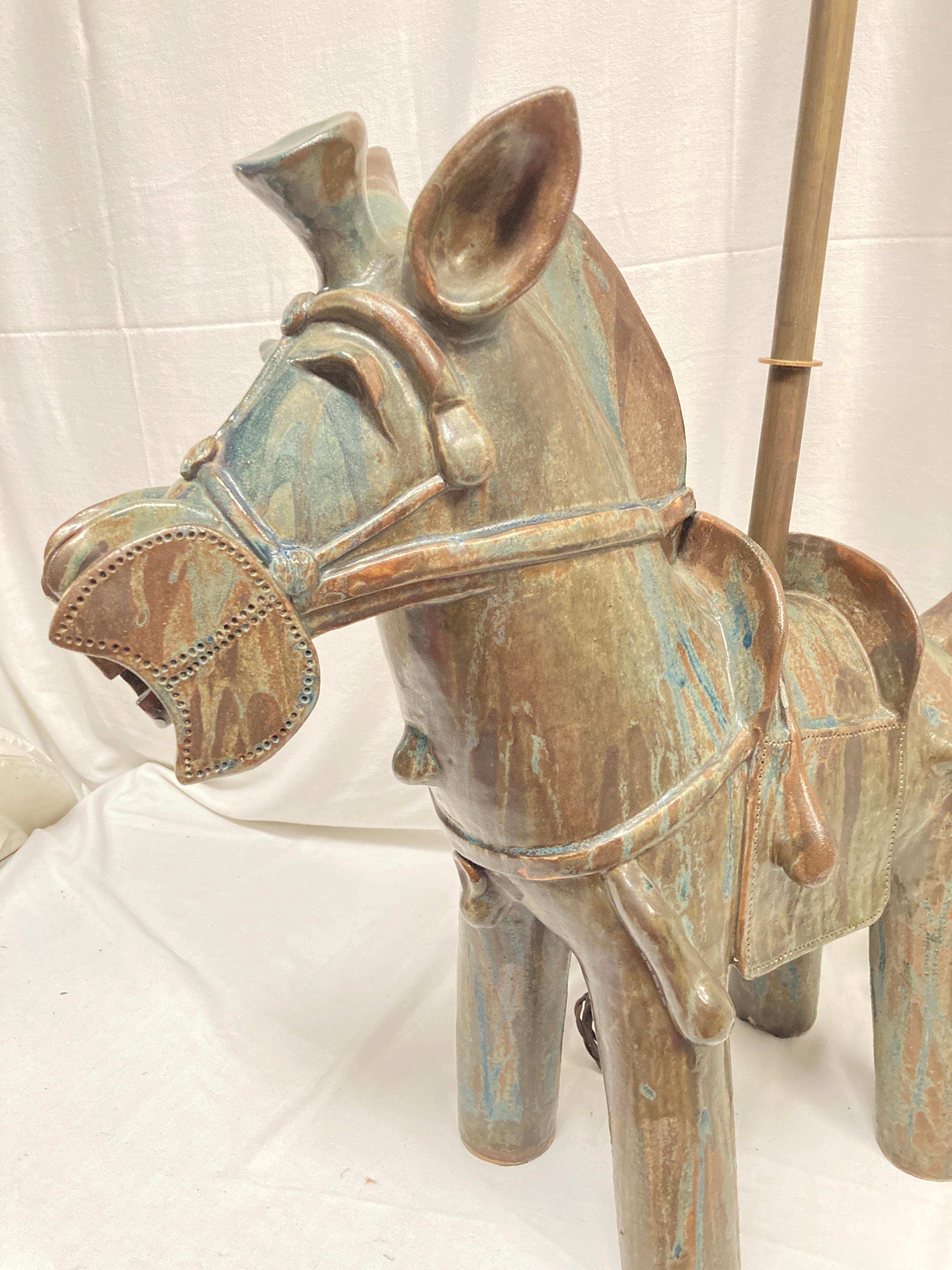 Céramique Lampe unique en poterie Studio A 