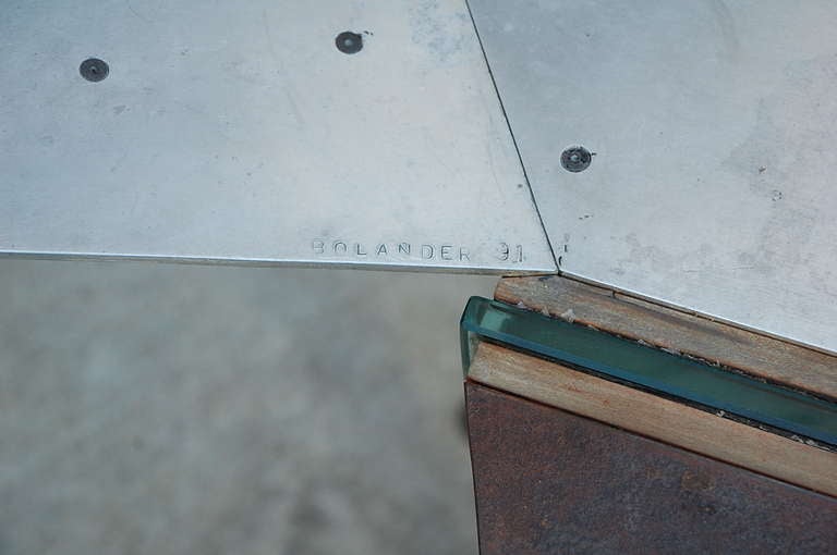 Mesa de trabajo/escritorio industrial único en su especie en venta 1