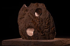 Aina One of a Kind Jurassic Fossil Marble Nature Sculpture, Unique Collection