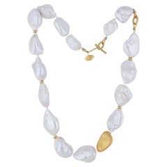 Un capolavoro unico nel suo genere: Collana in oro 24 carati e perle barocche di Lika Behar