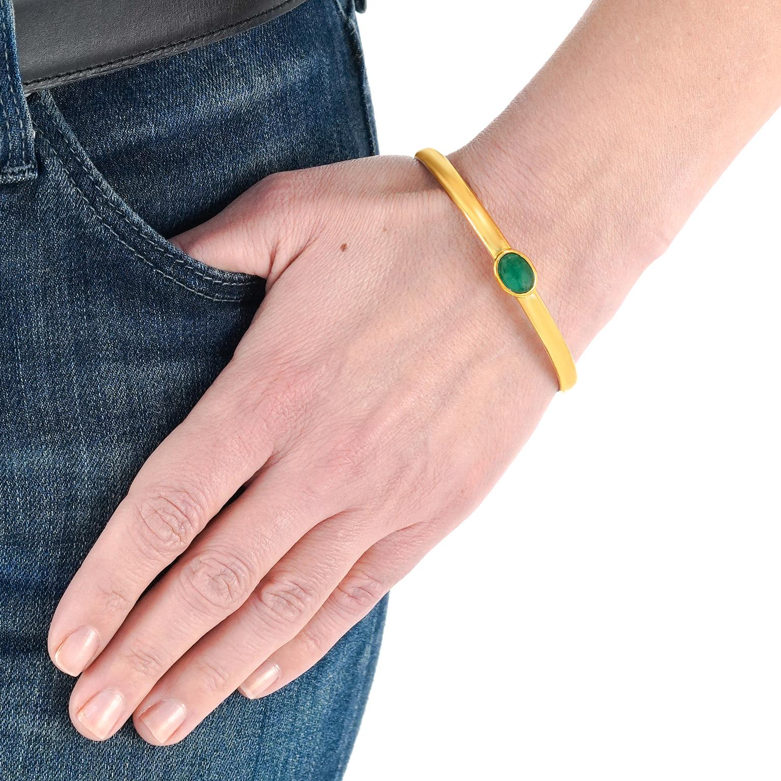 Bracciale d'oro modernista di Michael Zobel, unico nel suo genere In condizioni ottime in vendita a Litchfield, CT