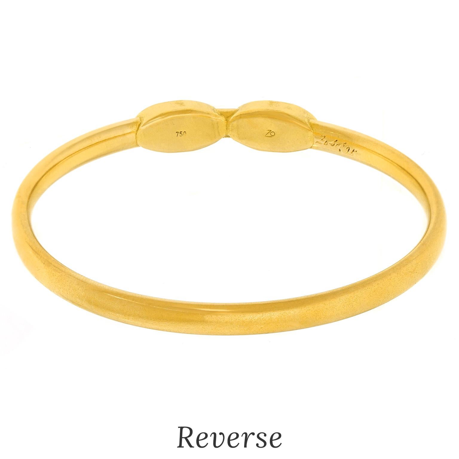 Bracciale d'oro modernista di Michael Zobel, unico nel suo genere in vendita 1