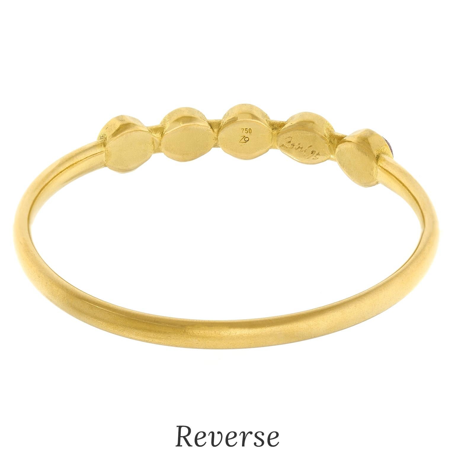 Bracciale d'oro modernista di Michael Zobel, unico nel suo genere in vendita 2