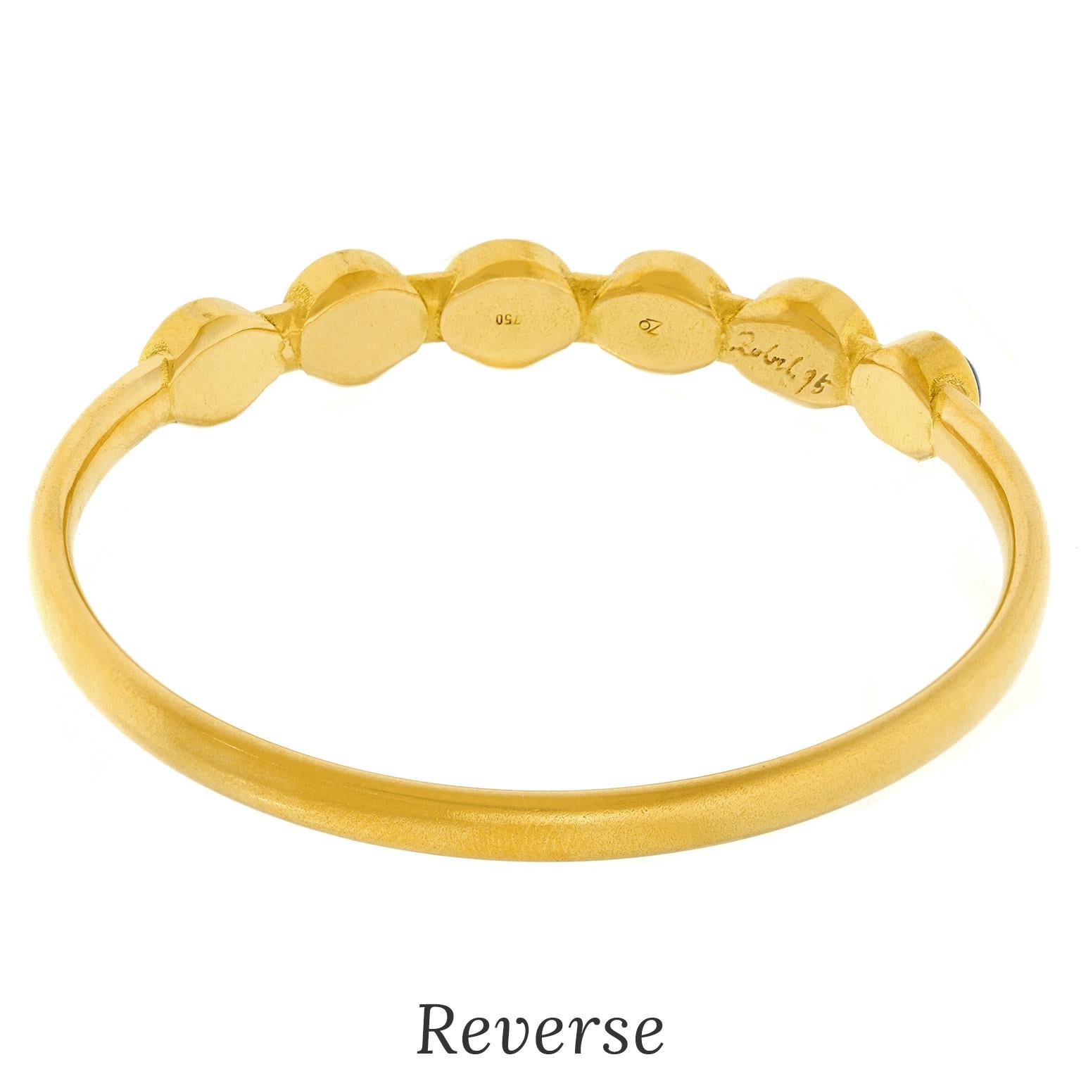 Bracciale d'oro modernista di Michael Zobel, unico nel suo genere in vendita 3