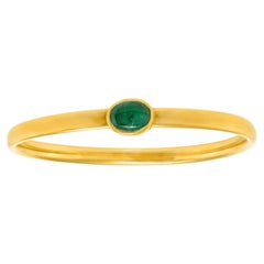 One-of-a-kind Michael Zobel Modernist Gold Bracelet