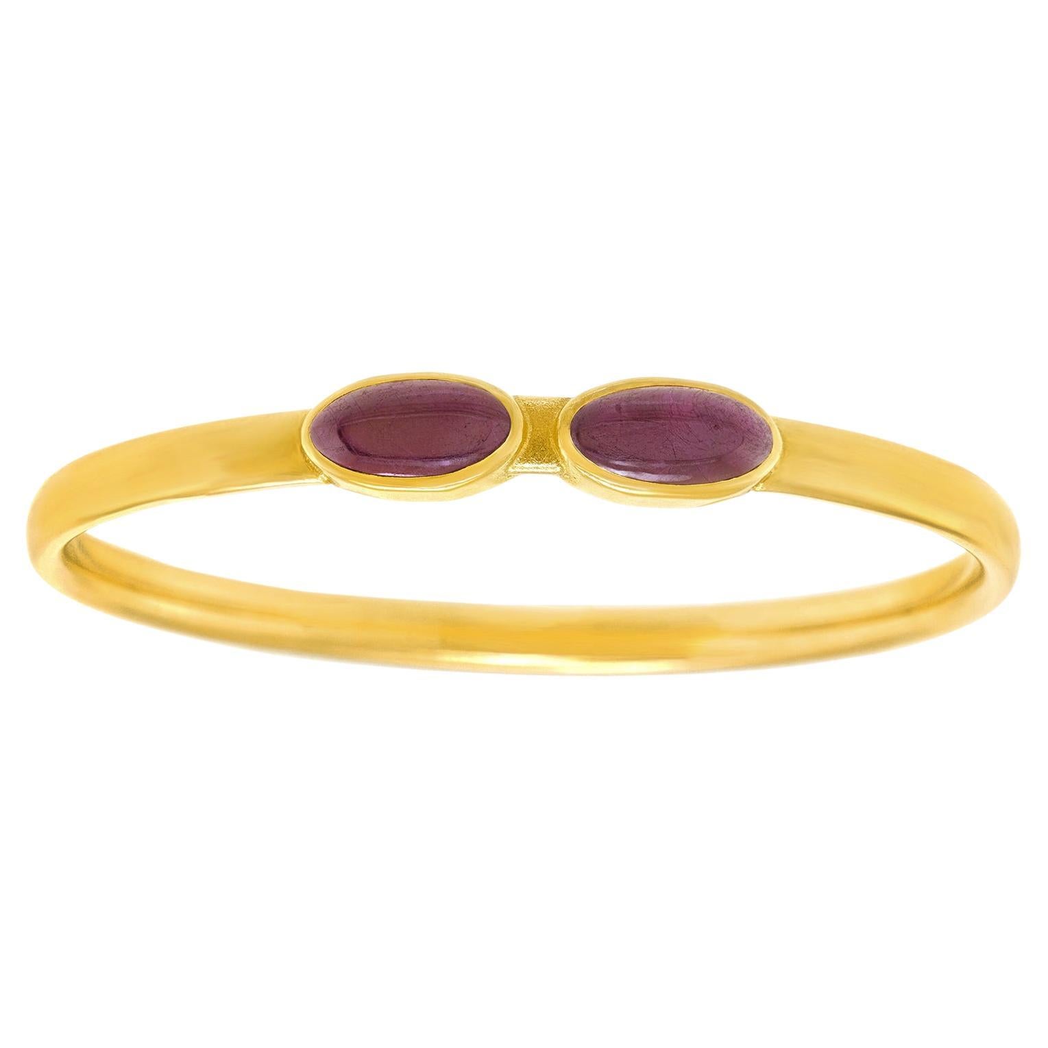 One-of-a-kind Michael Zobel Modernist Gold Bracelet